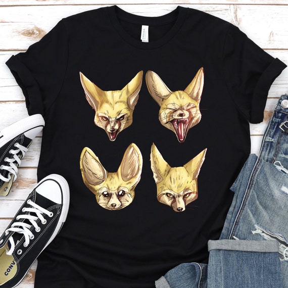 Fennec Fox T-Shirt, Funny Fox Shirt, Tee For Fox Lover, Animal Shirt, Gift for Boys, Unisex Graphic Tee, Girl Fox Shirt, Cute Fox Gift
