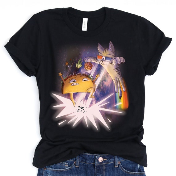 Cat Taco In Space Funny T-Shirt For Cat And Taco Lovers Cat Taco In Space Funny T-Shirt For Cat And Taco Lovers