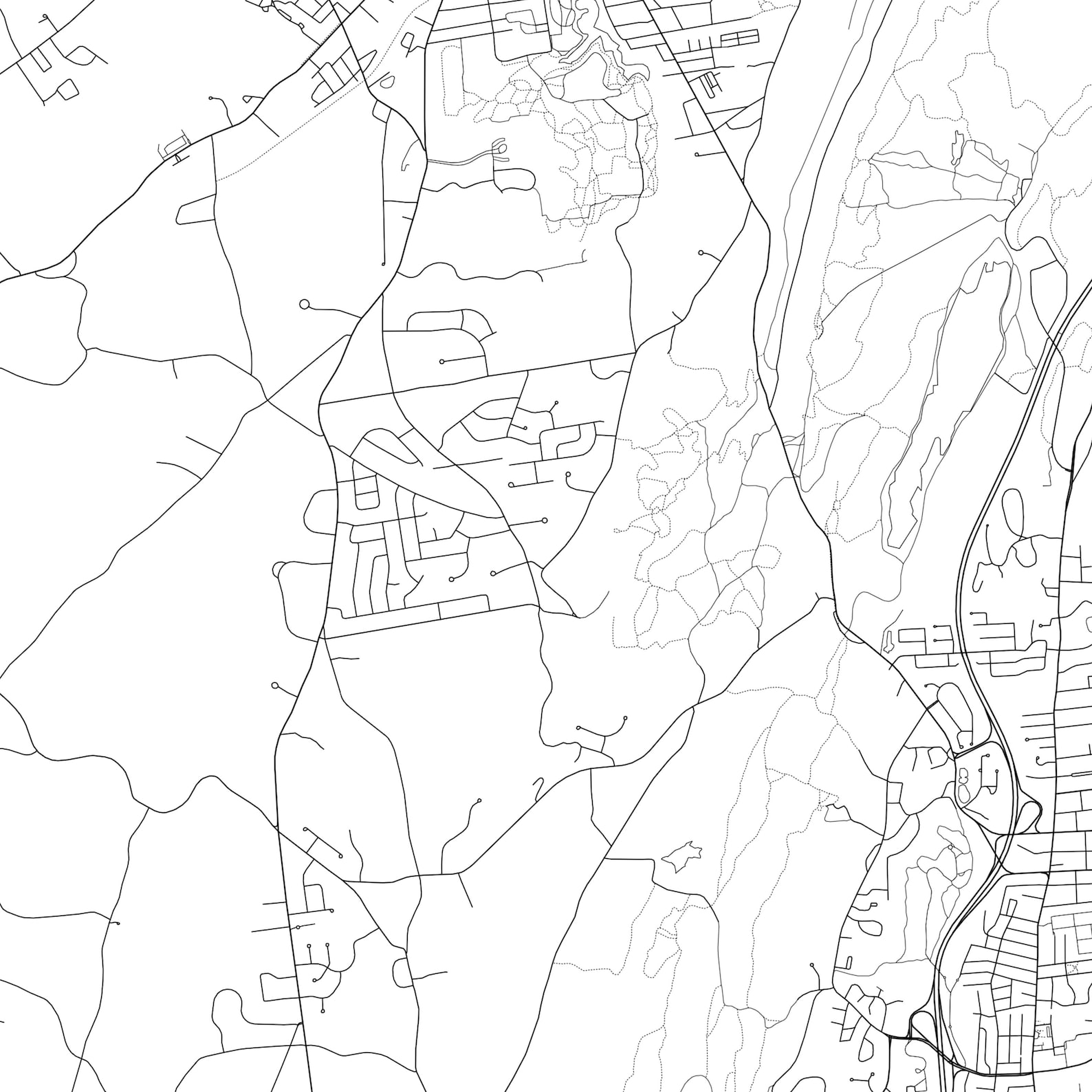 Holyoke Map Print Holyoke Map Poster Wall Art Ma City Map Etsy