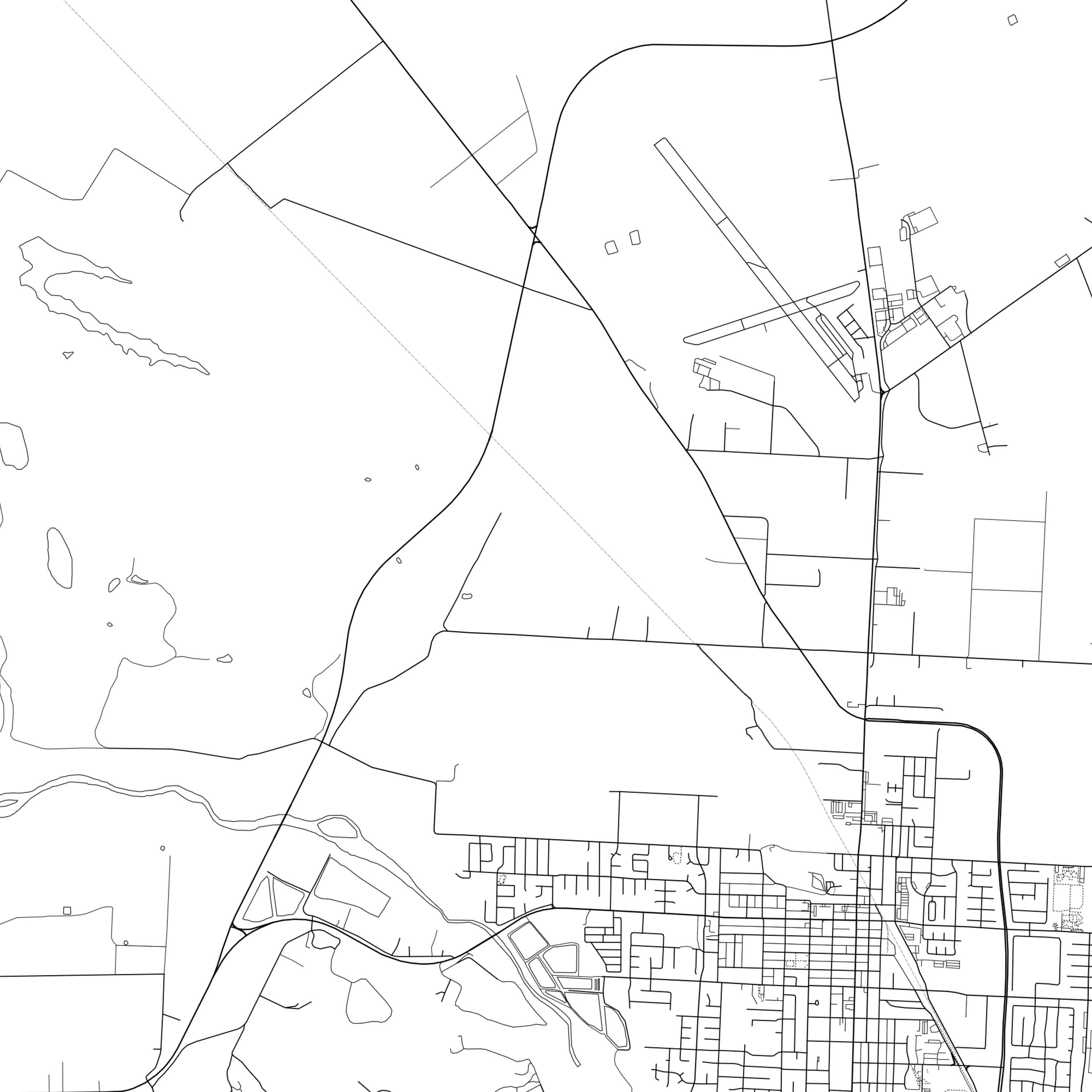 Hollister Map Print Hollister Map Poster Wall Art Ca City Etsy