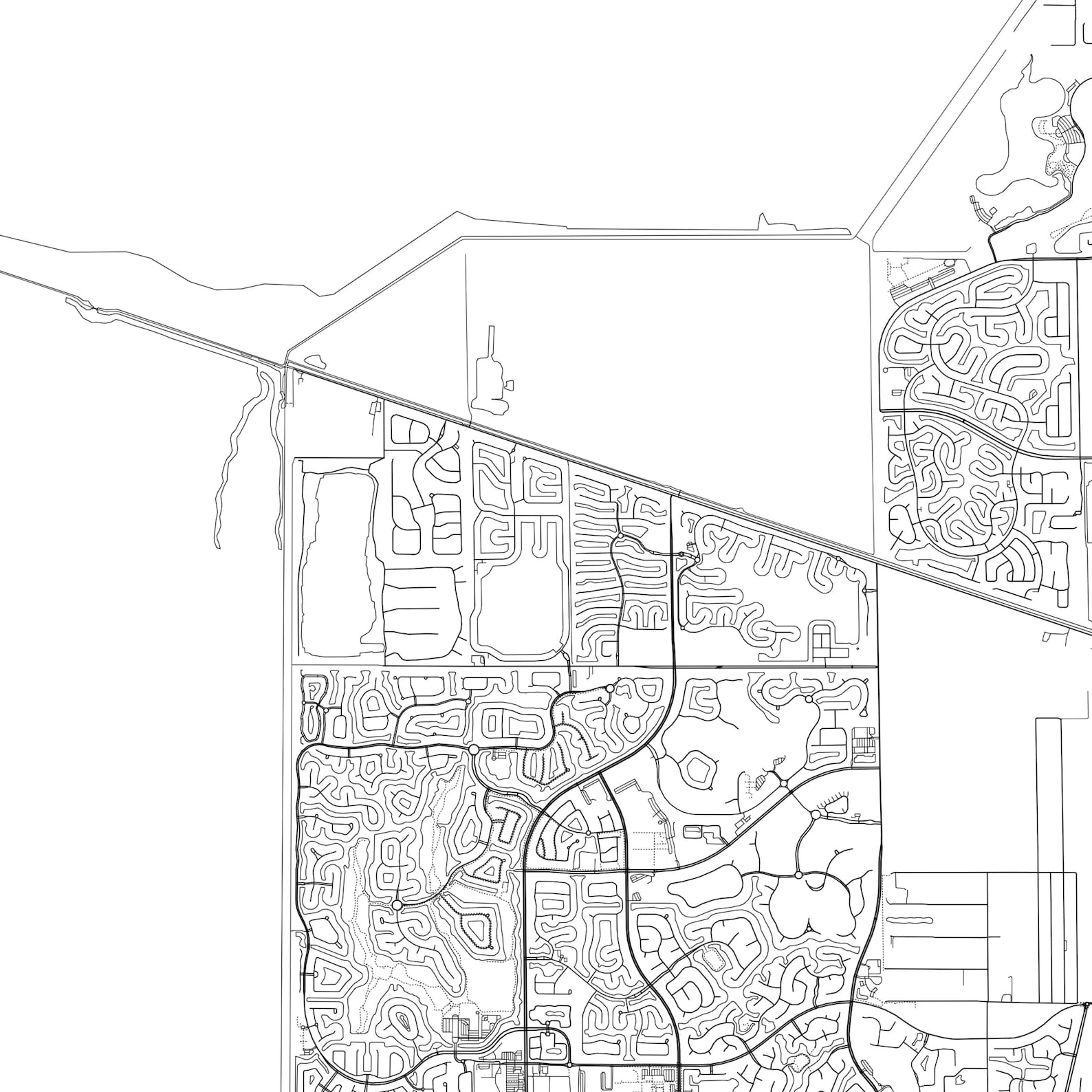 Parkland Map Print Parkland Map Poster Wall Art Fl City Map | Etsy