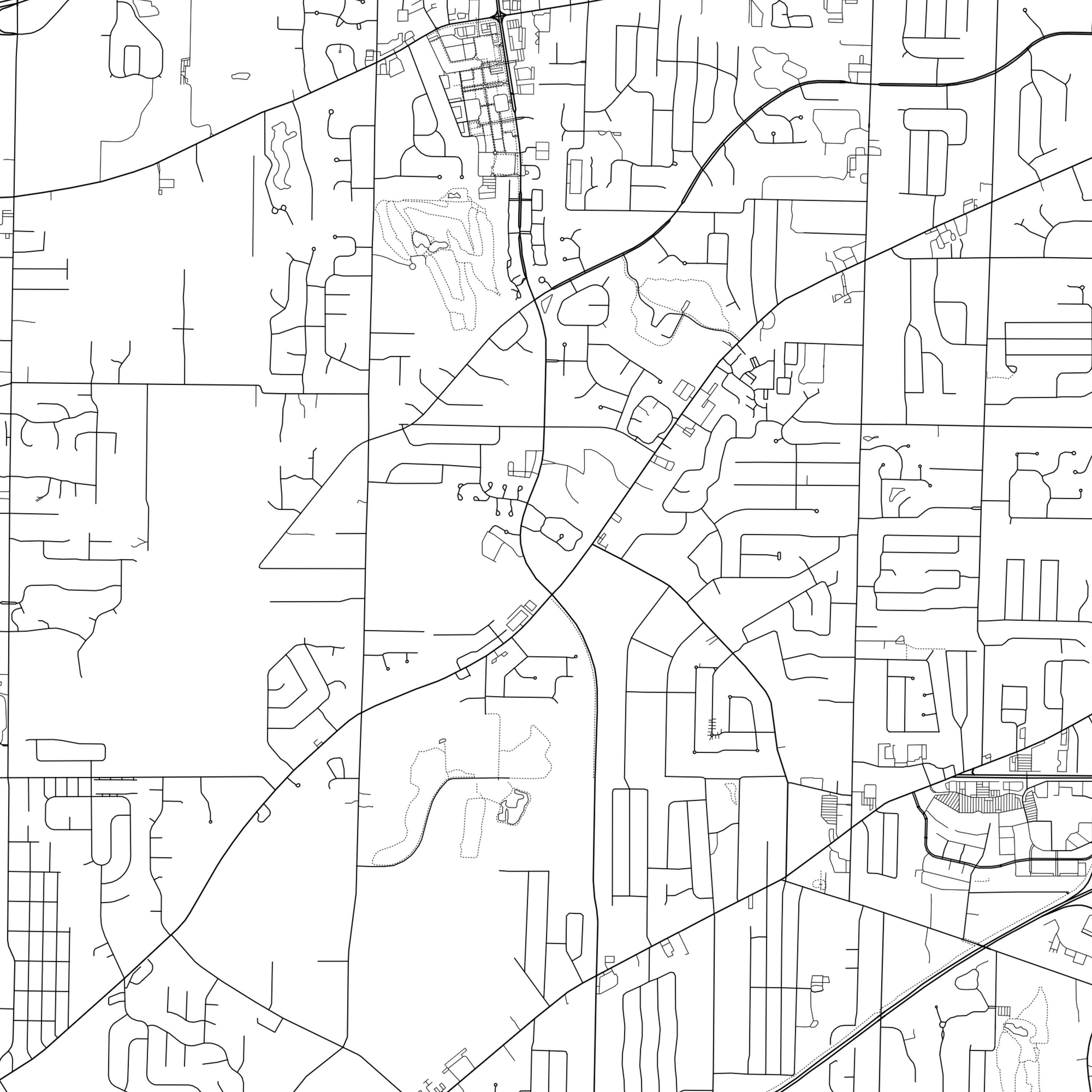 North Olmsted Map Print North Olmsted Map Poster Wall Art Oh Etsy