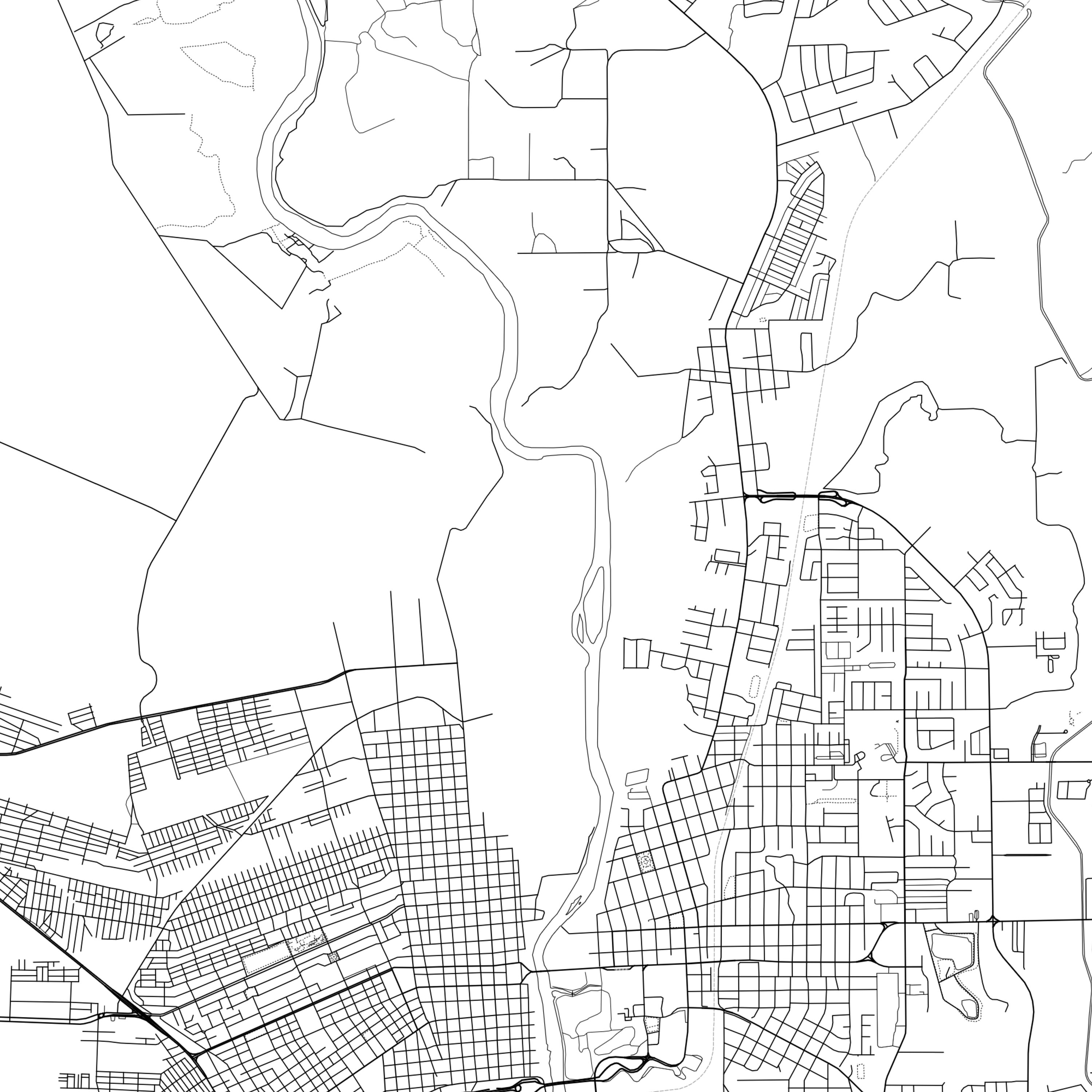 Eagle Pass Map Print Eagle Pass Map Poster Wall Art Tx City Etsy
