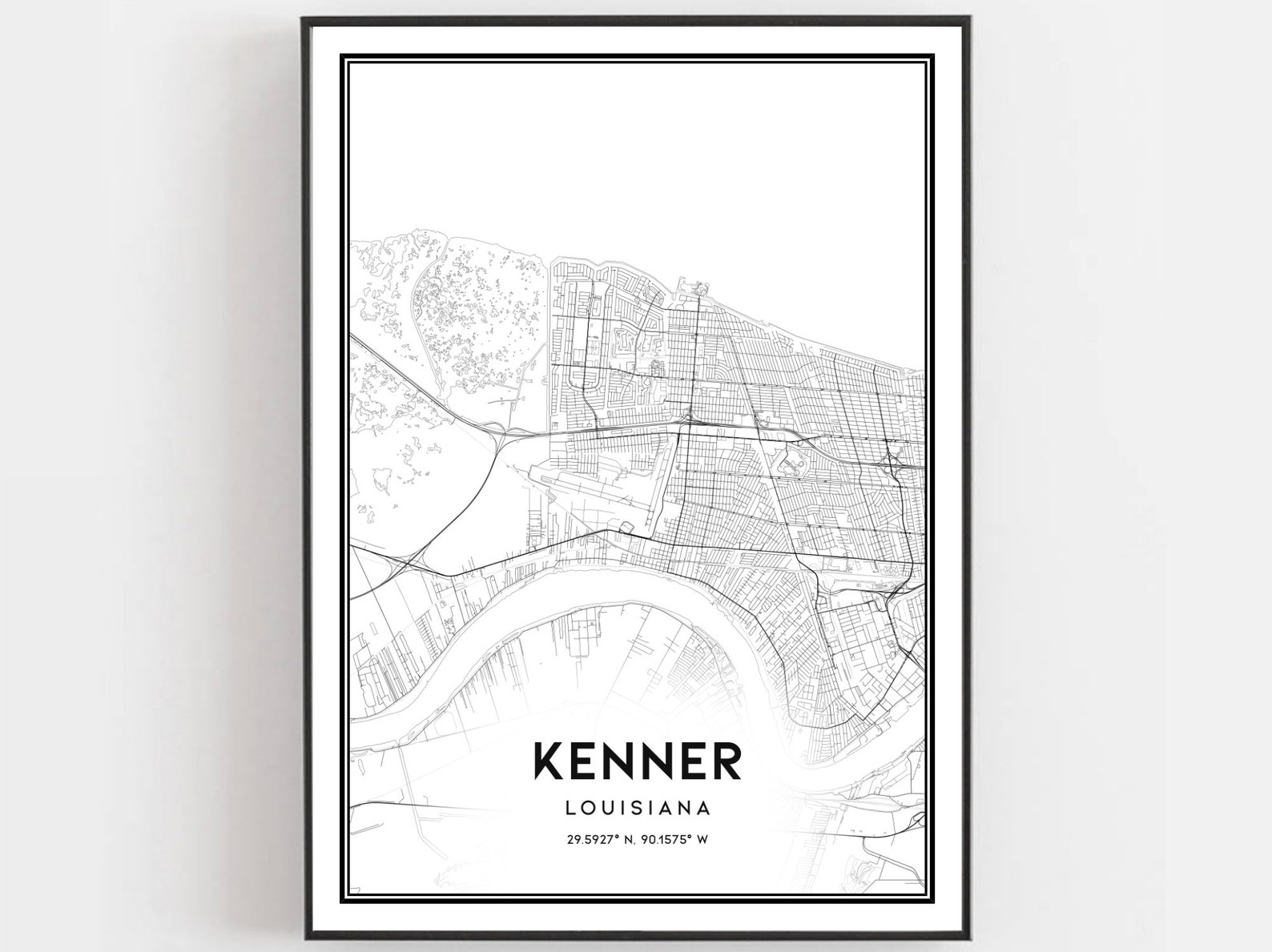 Kenner La Zip Code Map United States Map