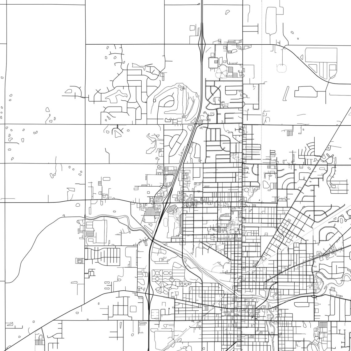 Findlay Map Print Findlay Map Poster Wall Art Oh City Map Etsy