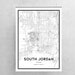 South Jordan Map Print, South Jordan Map Poster Wall Art, Ut City Map ...