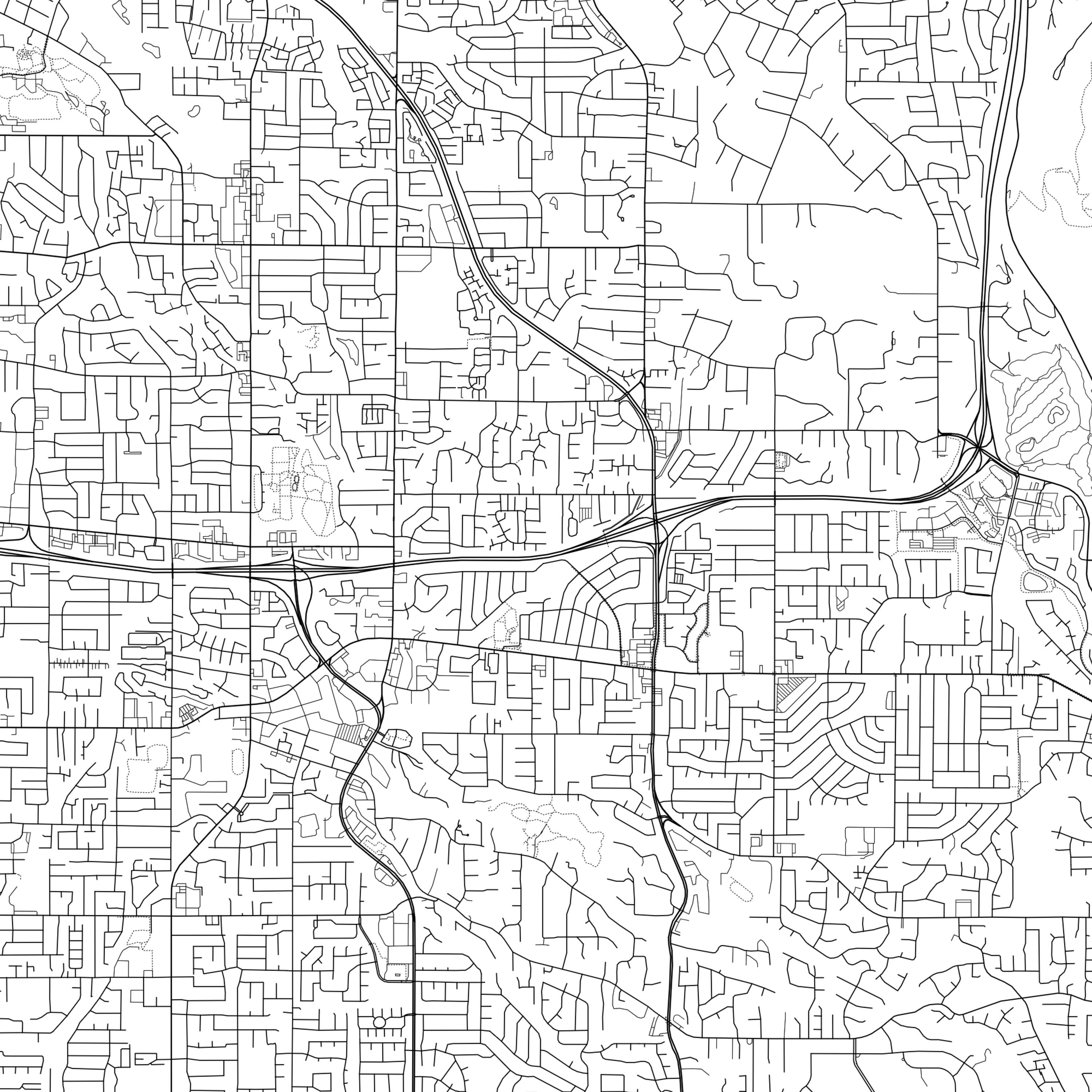 Cottonwood Heights Map Print Cottonwood Heights Map Poster Etsy