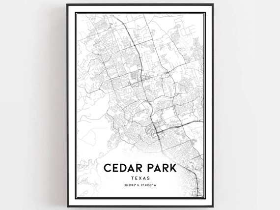 Cedar Park Texas Location Map