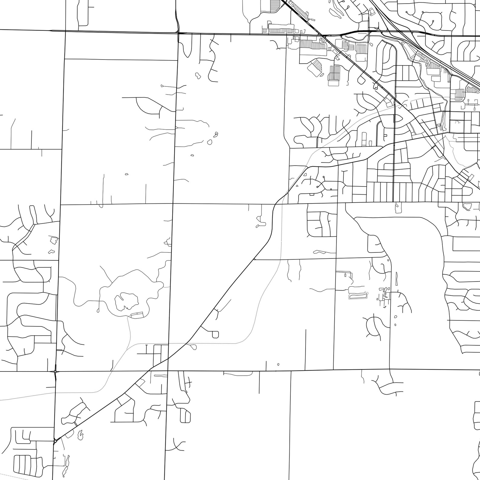 Menomonee Falls Map Print Menomonee Falls Map Poster Wall Etsy