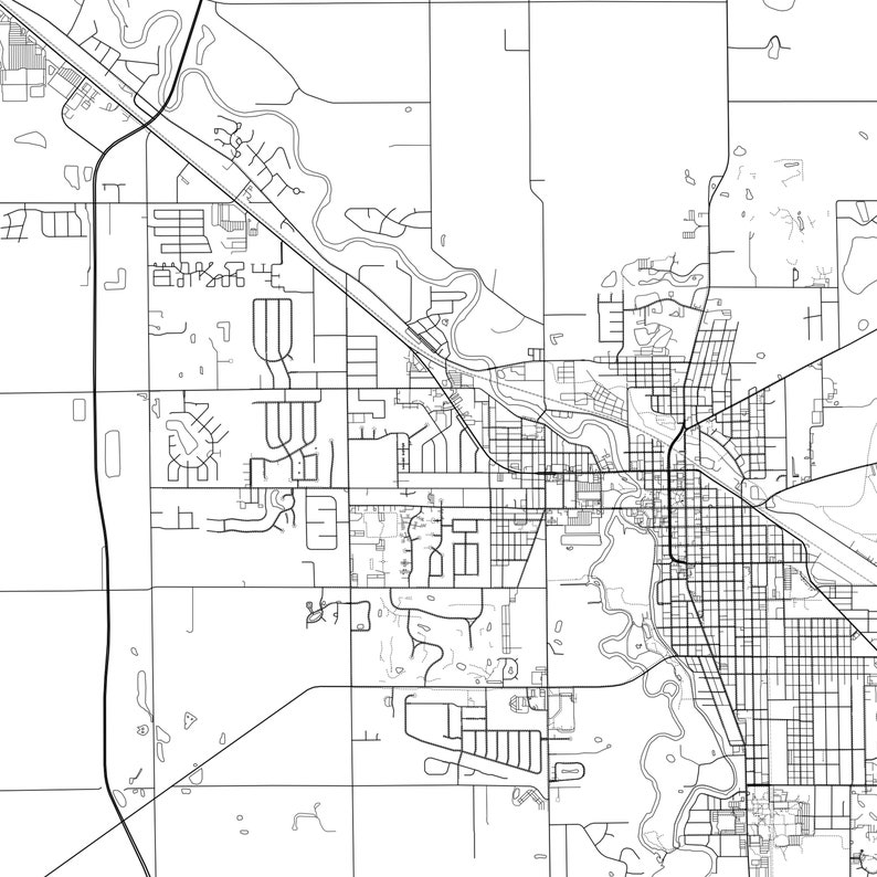 Goshen Map Print Goshen Map Poster Wall Art in City Map Etsy