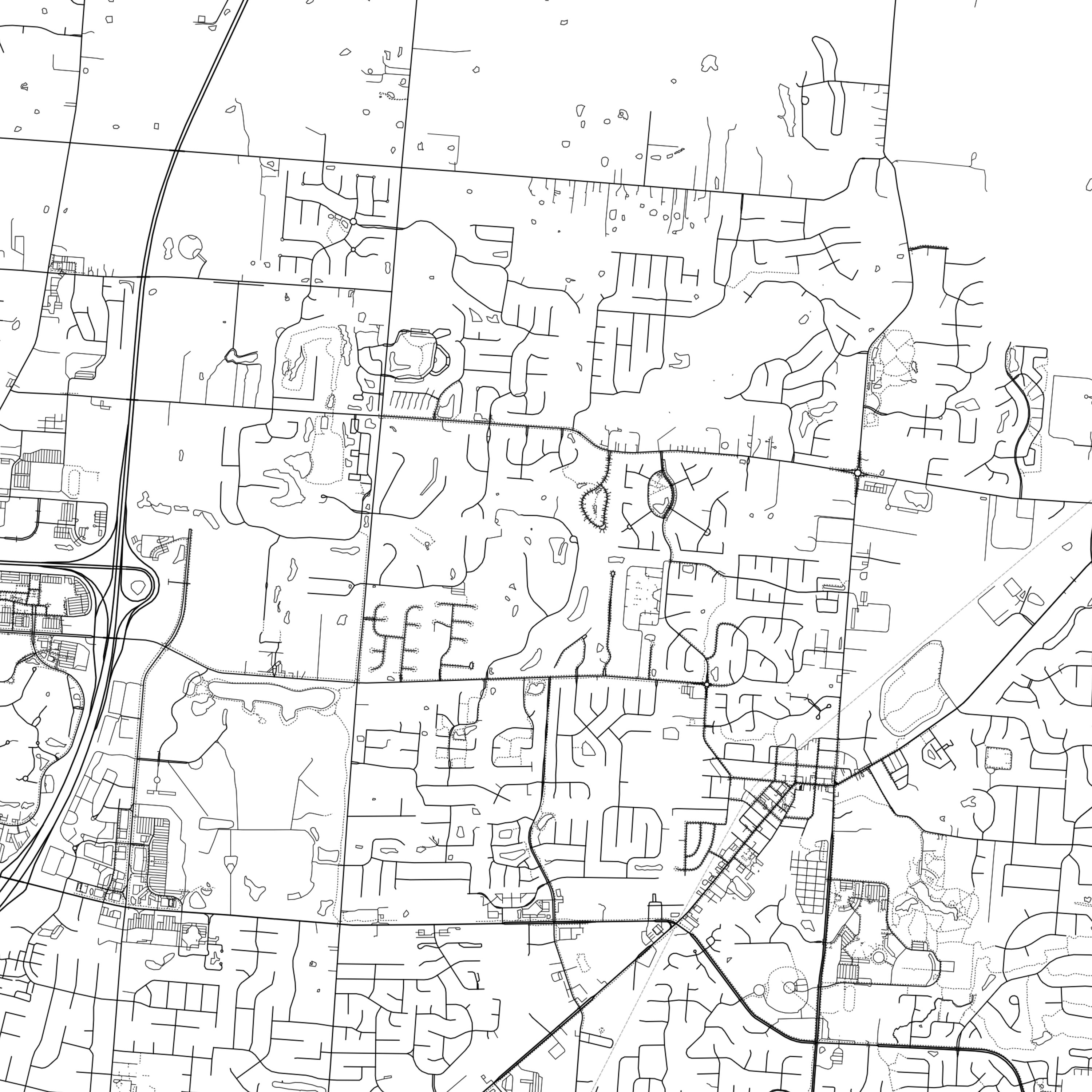 Mason Map Print Mason Map Poster Wall Art Oh City Map Ohio Etsy