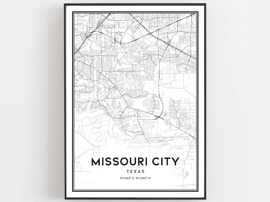 Printable Missouri City Map