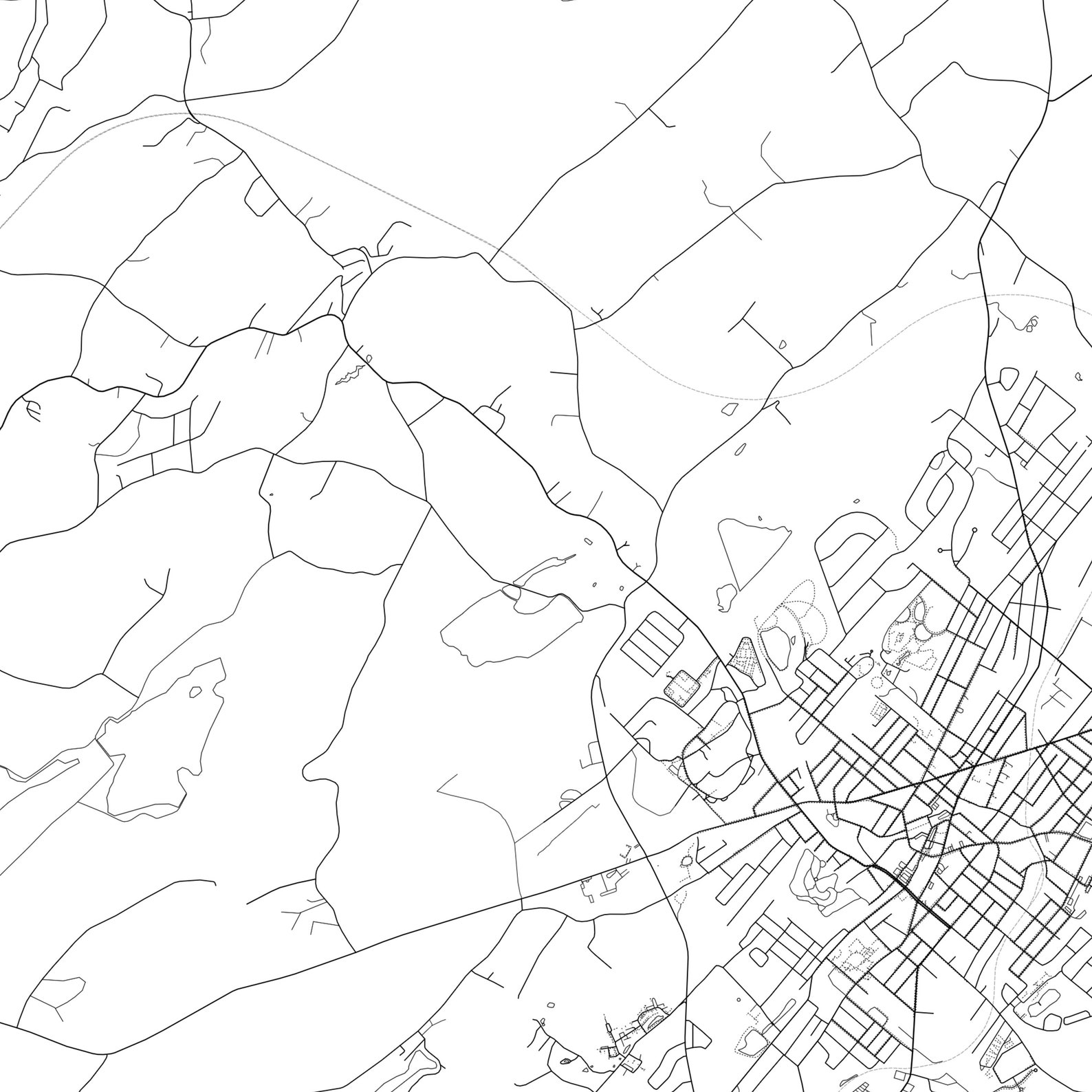 Middletown Map Print Middletown Map Poster Wall Art Ny City - Etsy