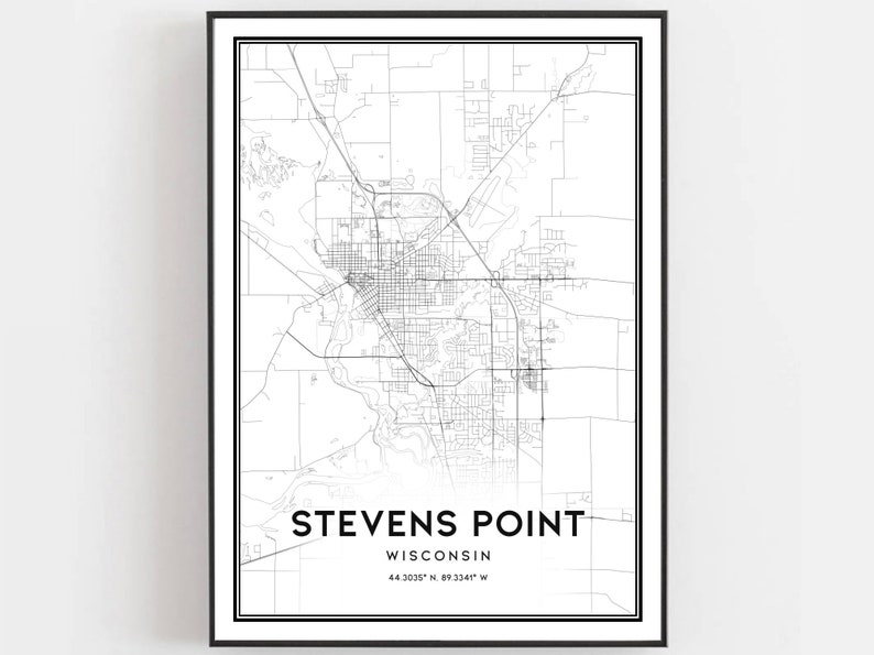 Stevens Point Zip Code Map United States Map