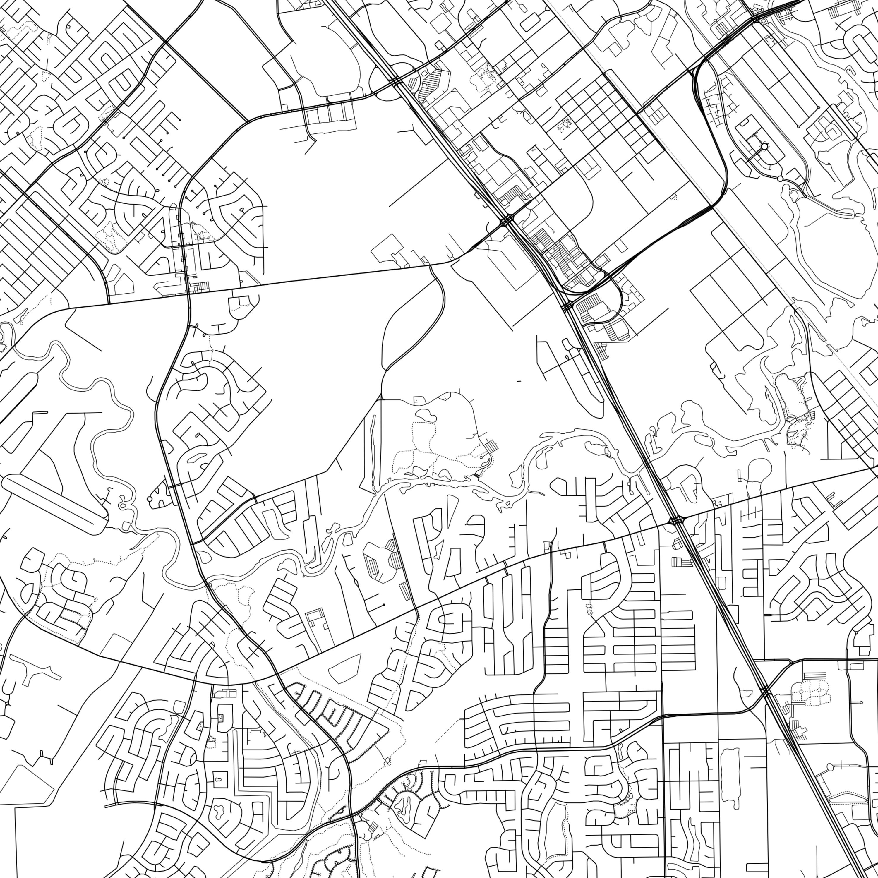 League City Map Print League City Map Poster Wall Art Tx Etsy