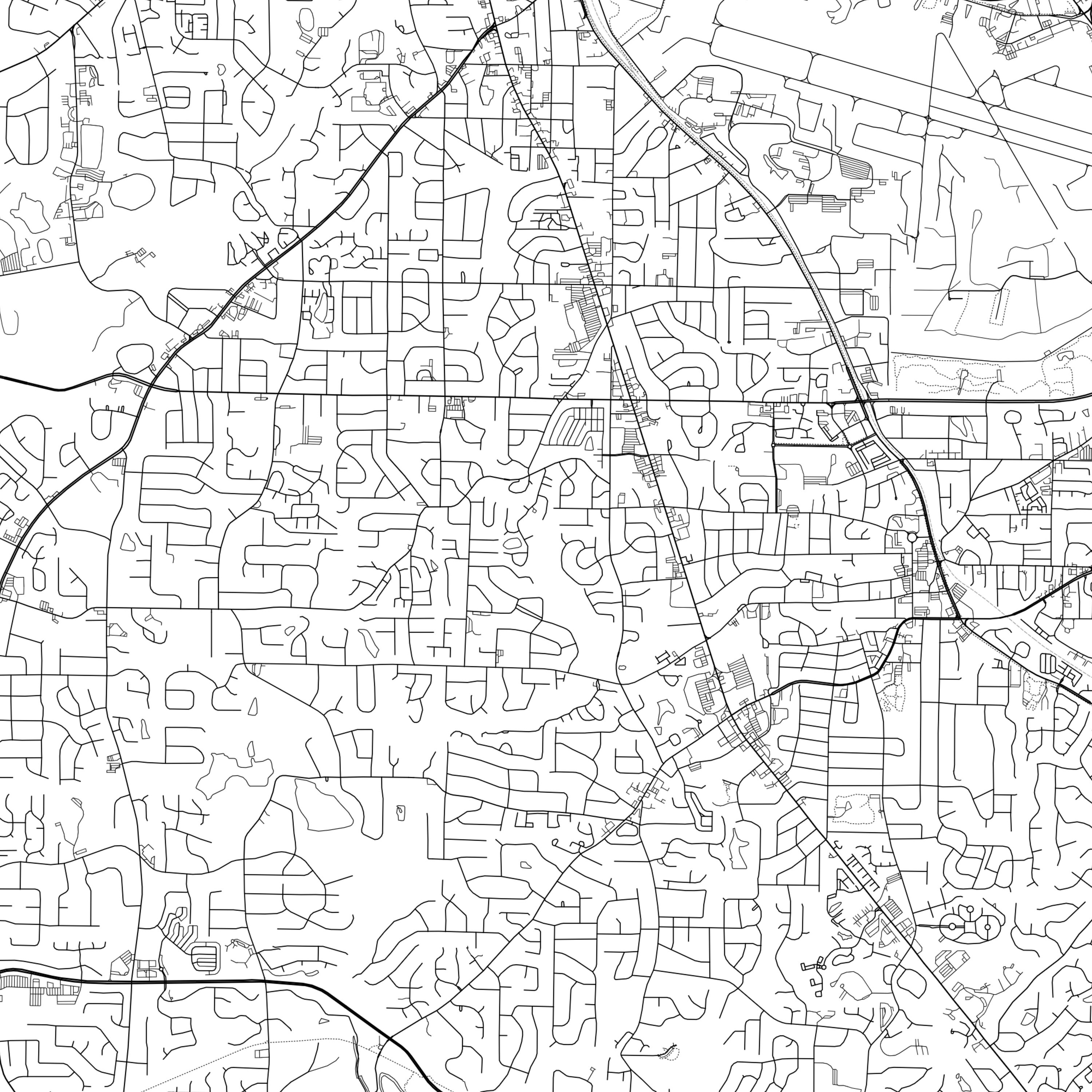 Smyrna Map Print Smyrna Map Poster Wall Art Ga City Map | Etsy