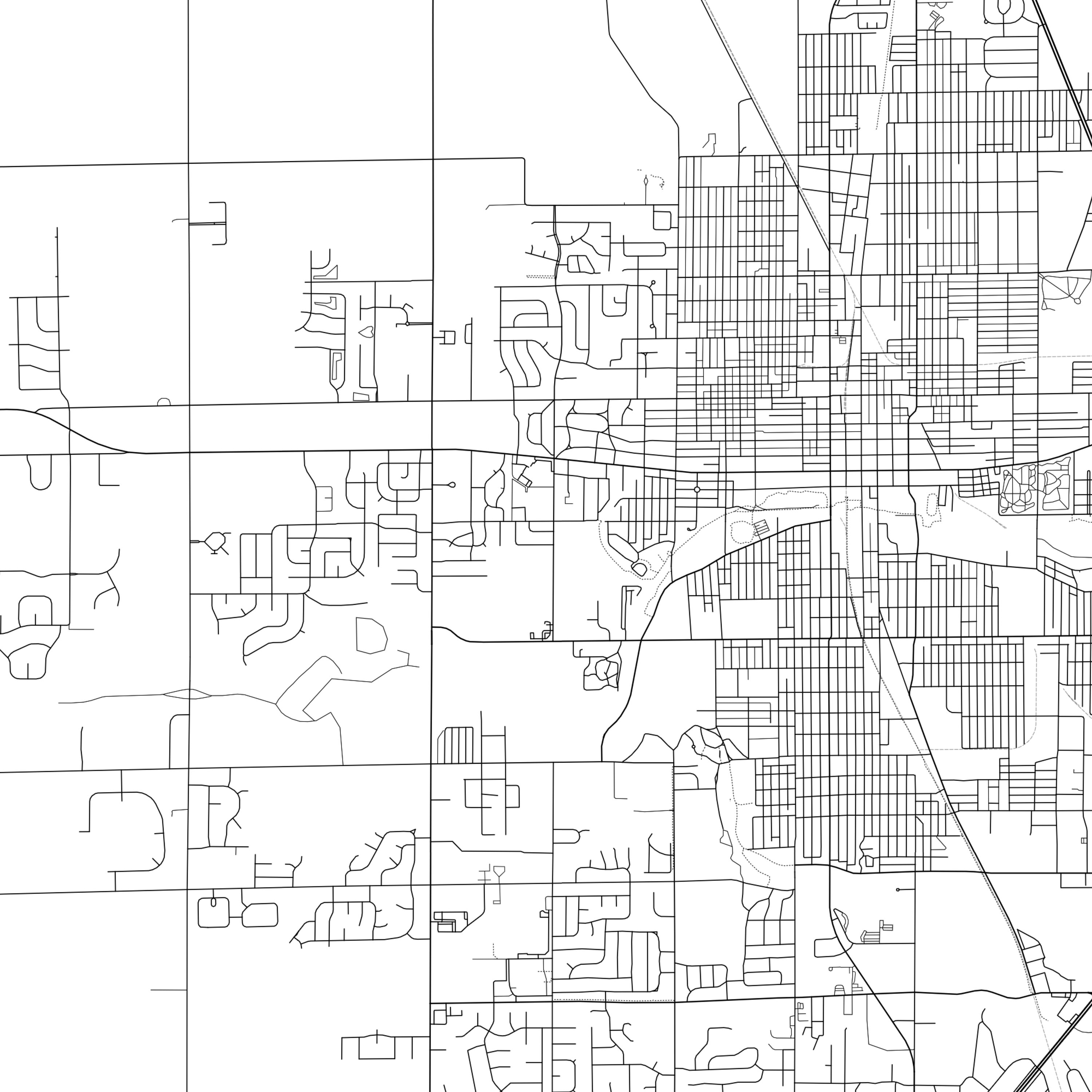 Kokomo Map Print Kokomo Map Poster Wall Art in City Map - Etsy