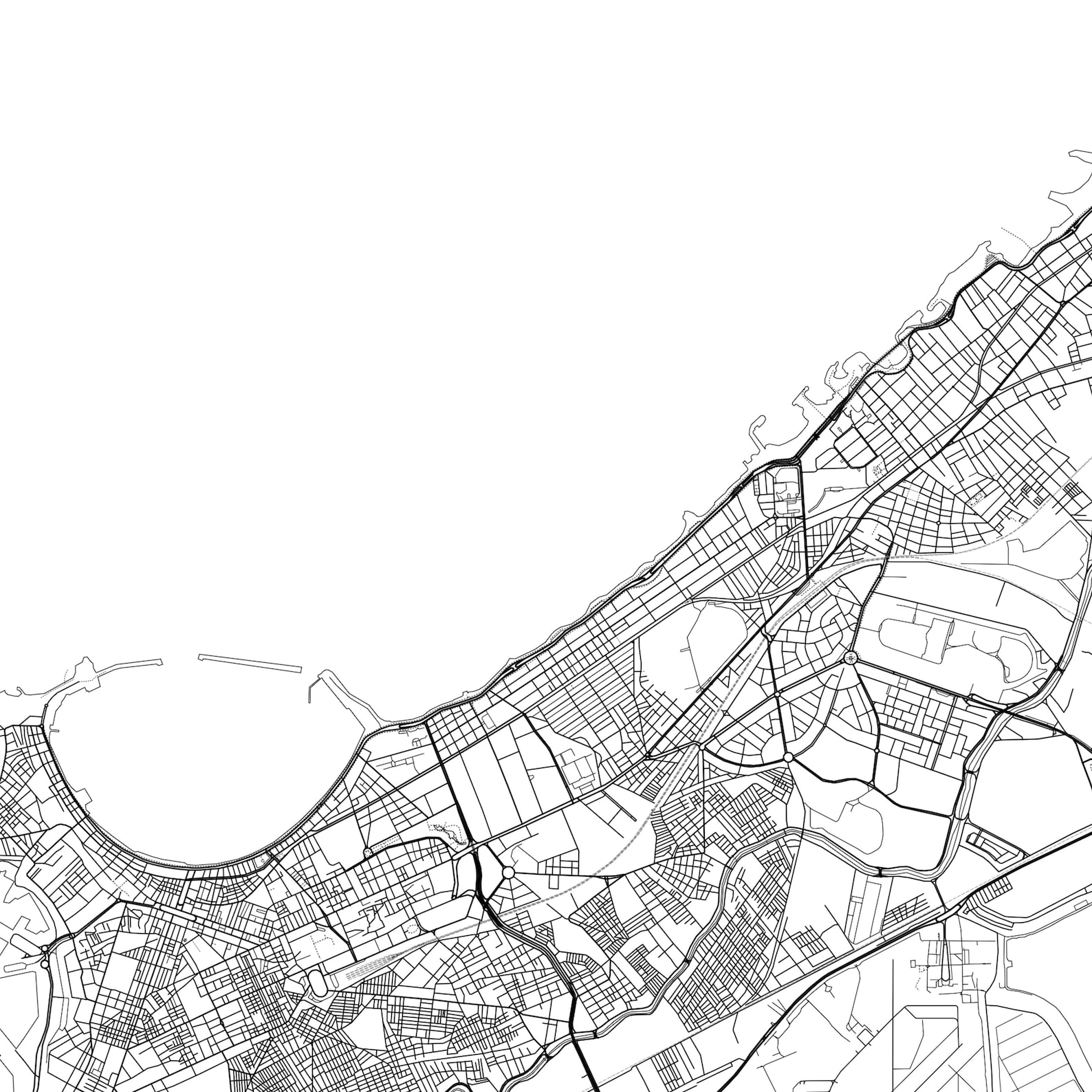 Alexandria Map Print Alexandria Map Poster Wall Art Etsy