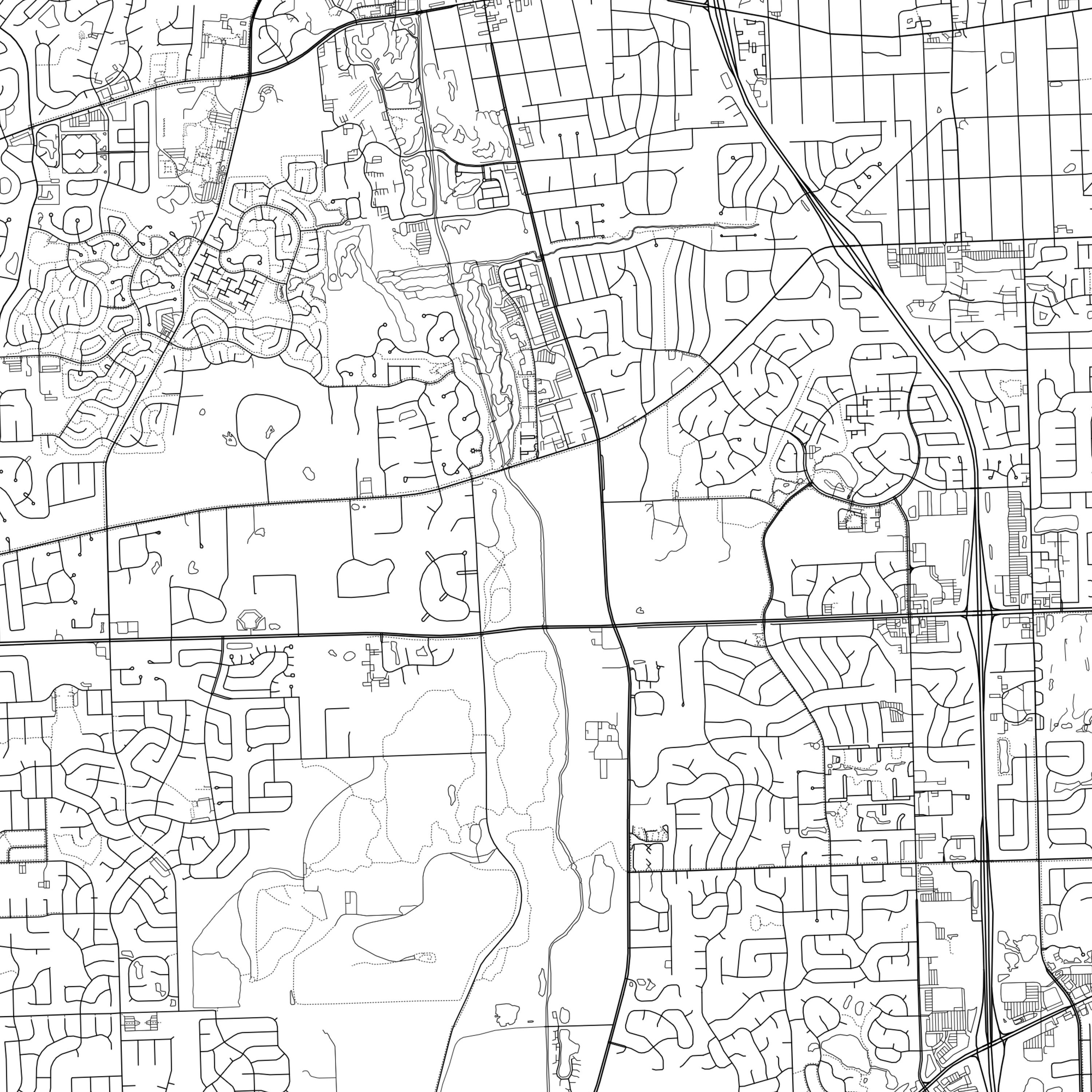 Woodridge Map Print Woodridge Map Poster Wall Art Il City  Etsy