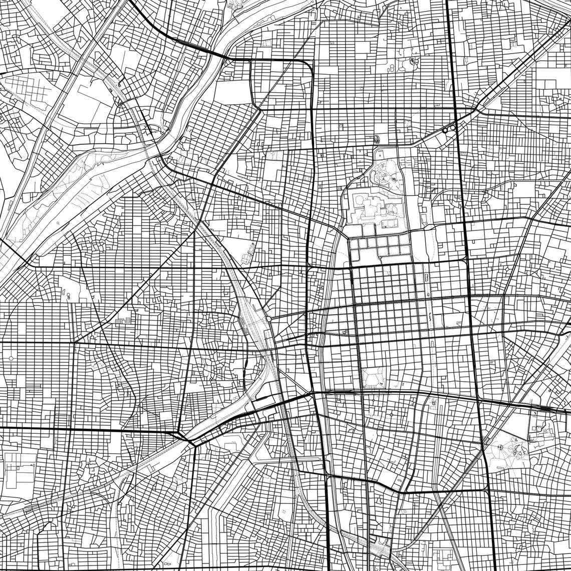 Stadtplan Poster Stadtplan Stadtplan Stadtplan Poster B90 Etsy