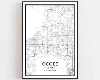 Ocoee Florida Map Etsy - Il 340x270.1901633489 Sjtw
