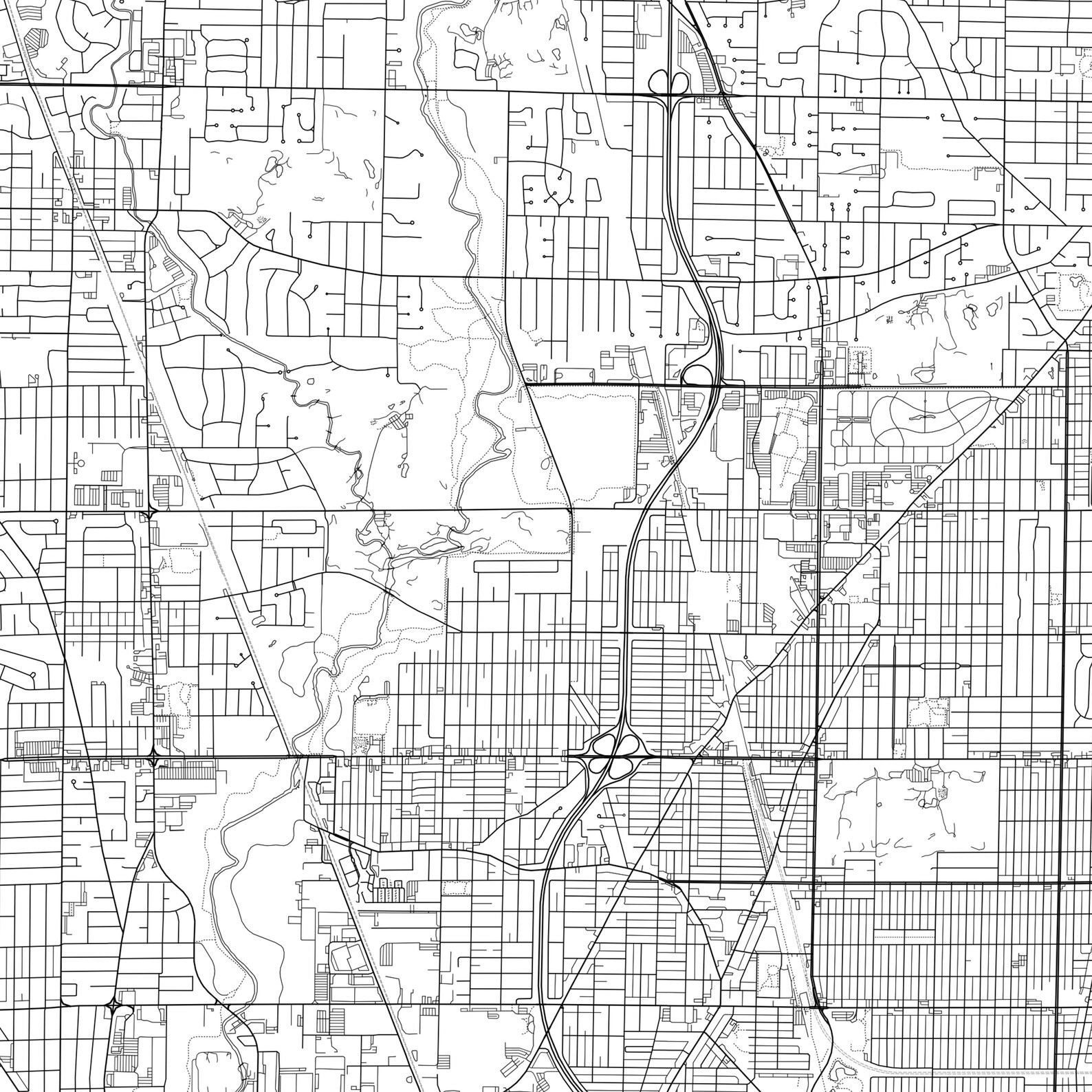 Skokie Map Print Skokie Map Poster Wall Art Il City Map Etsy