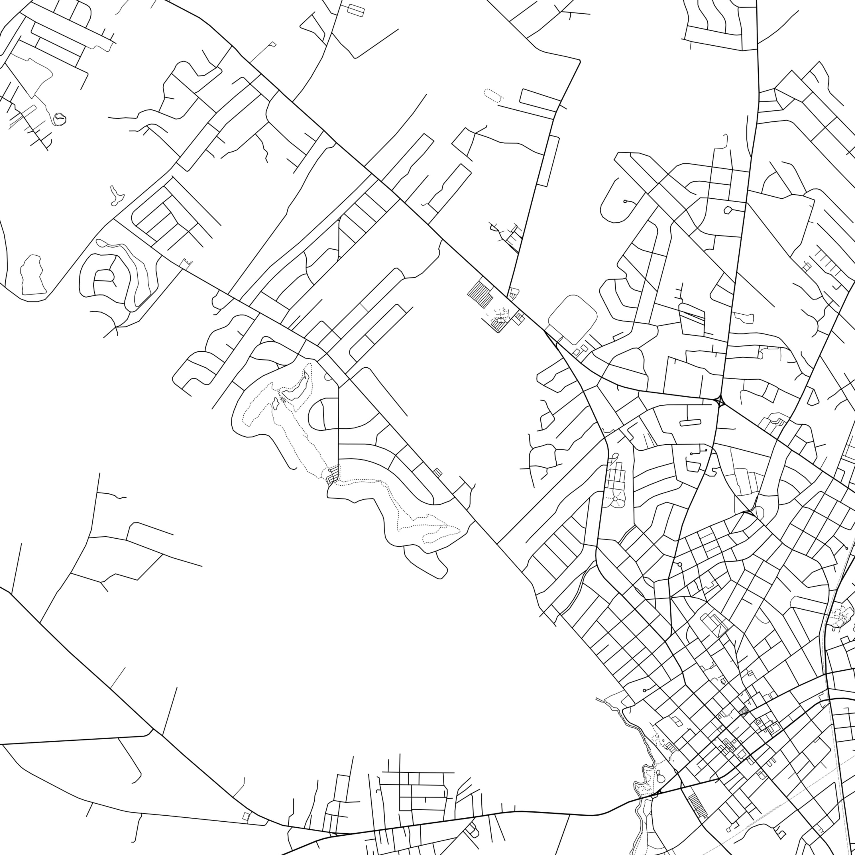 Orangeburg Map Print Orangeburg Map Poster Wall Art Sc City Etsy