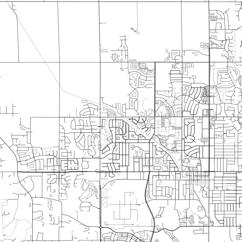 Ankeny Map Print Ankeny Map Poster Wall Art Ia City Map - Etsy