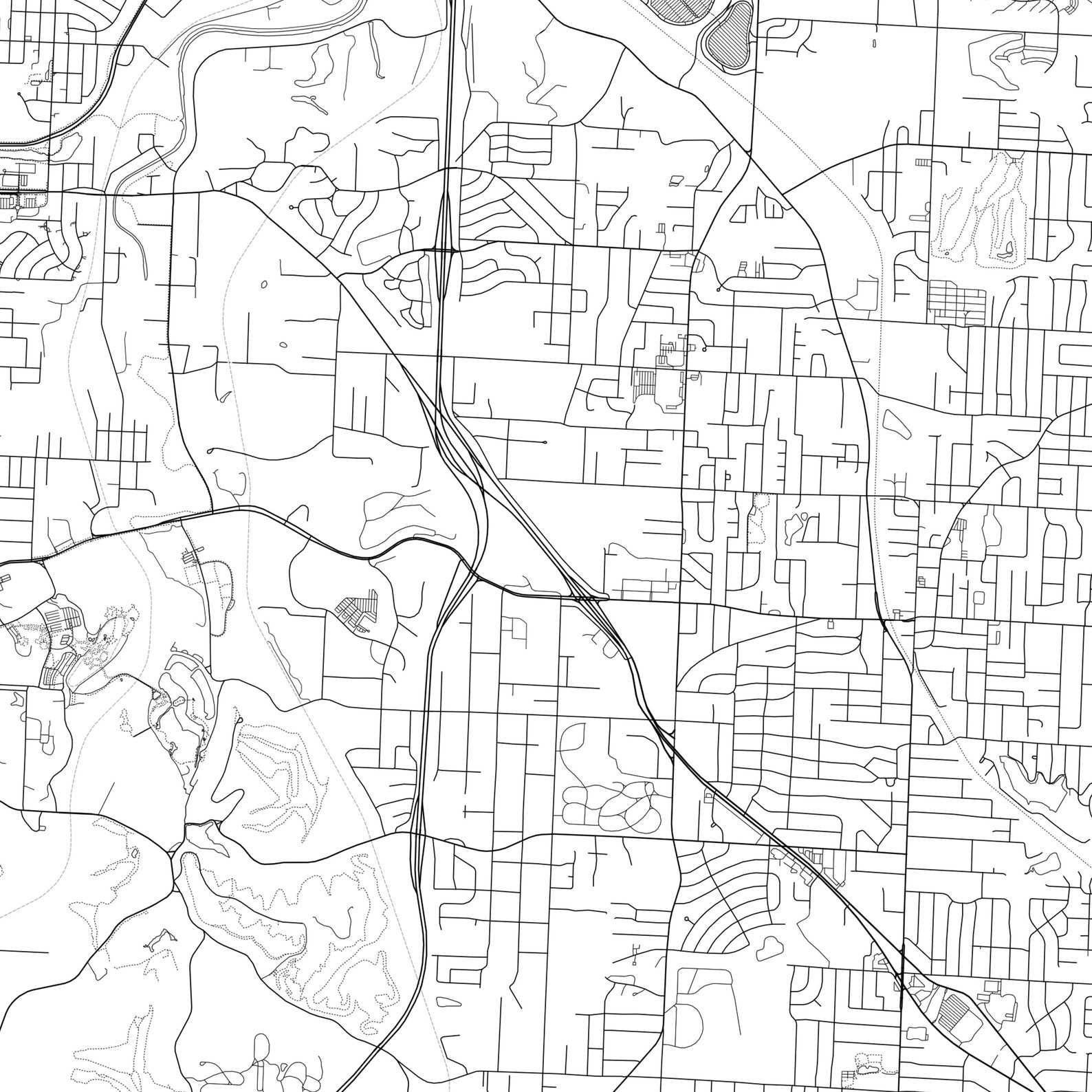 Raytown Map Print Raytown Map Poster Wall Art Mo City Map Etsy