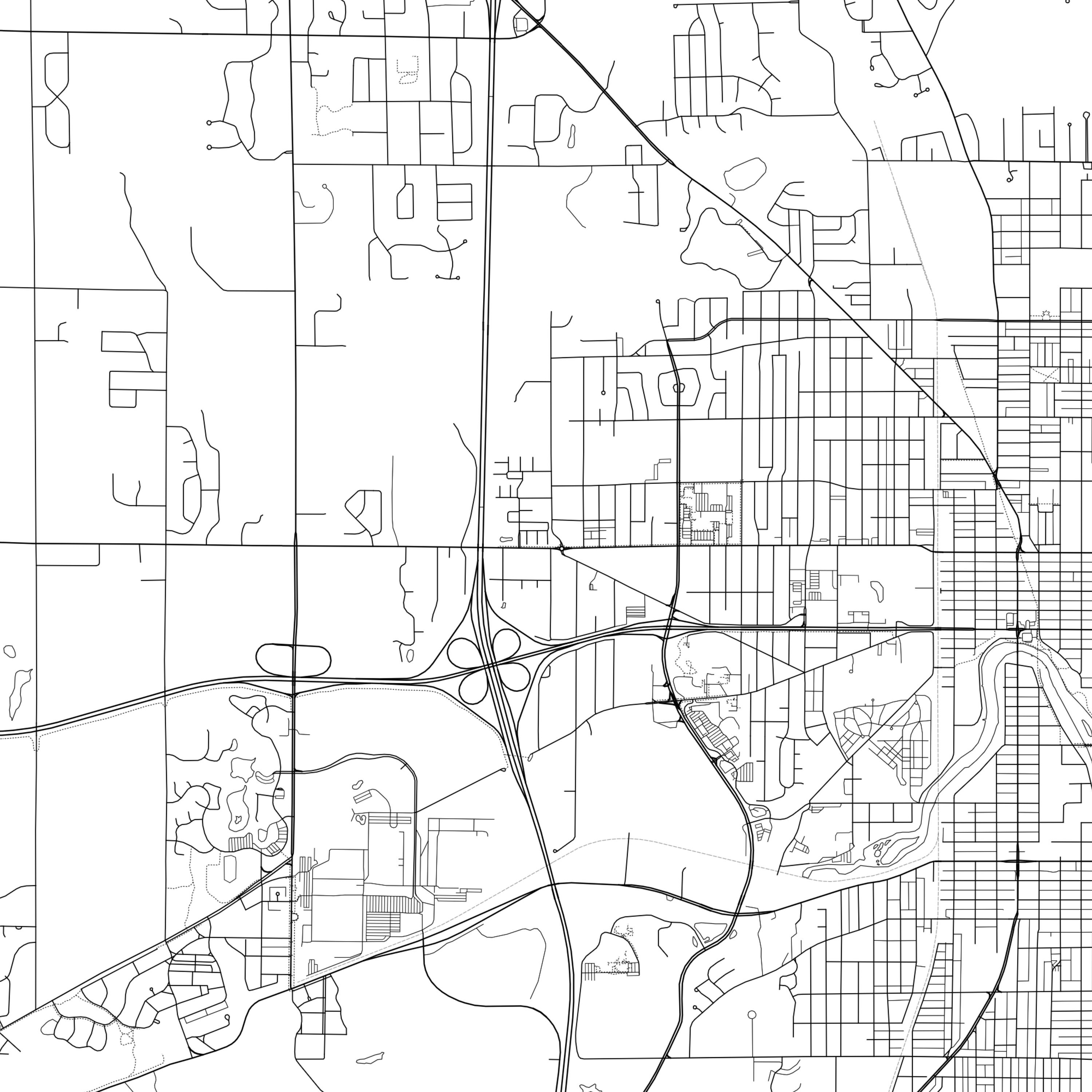 Sheboygan Map Print Sheboygan Map Poster Wall Art Wi City Etsy