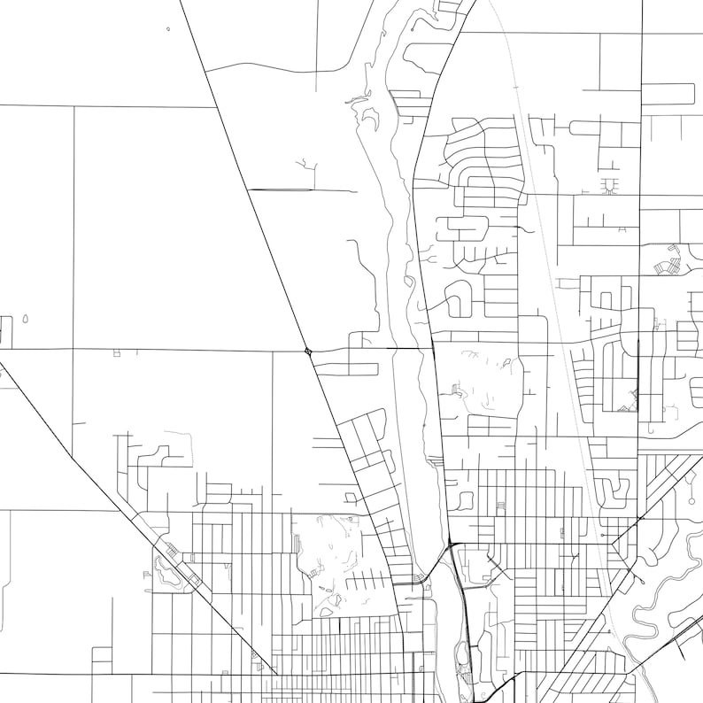 Beloit Map Print Beloit Map Poster Wall Art Wi City Map Etsy