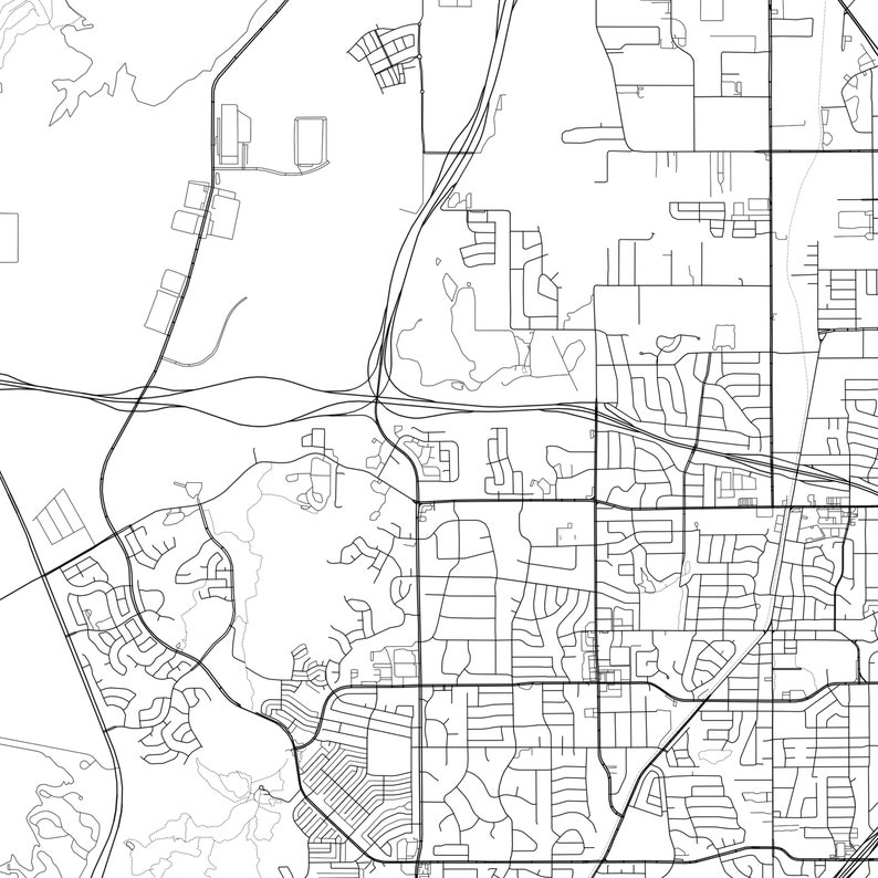 Duncanville Map Print Duncanville Map Poster Wall Art Tx Etsy