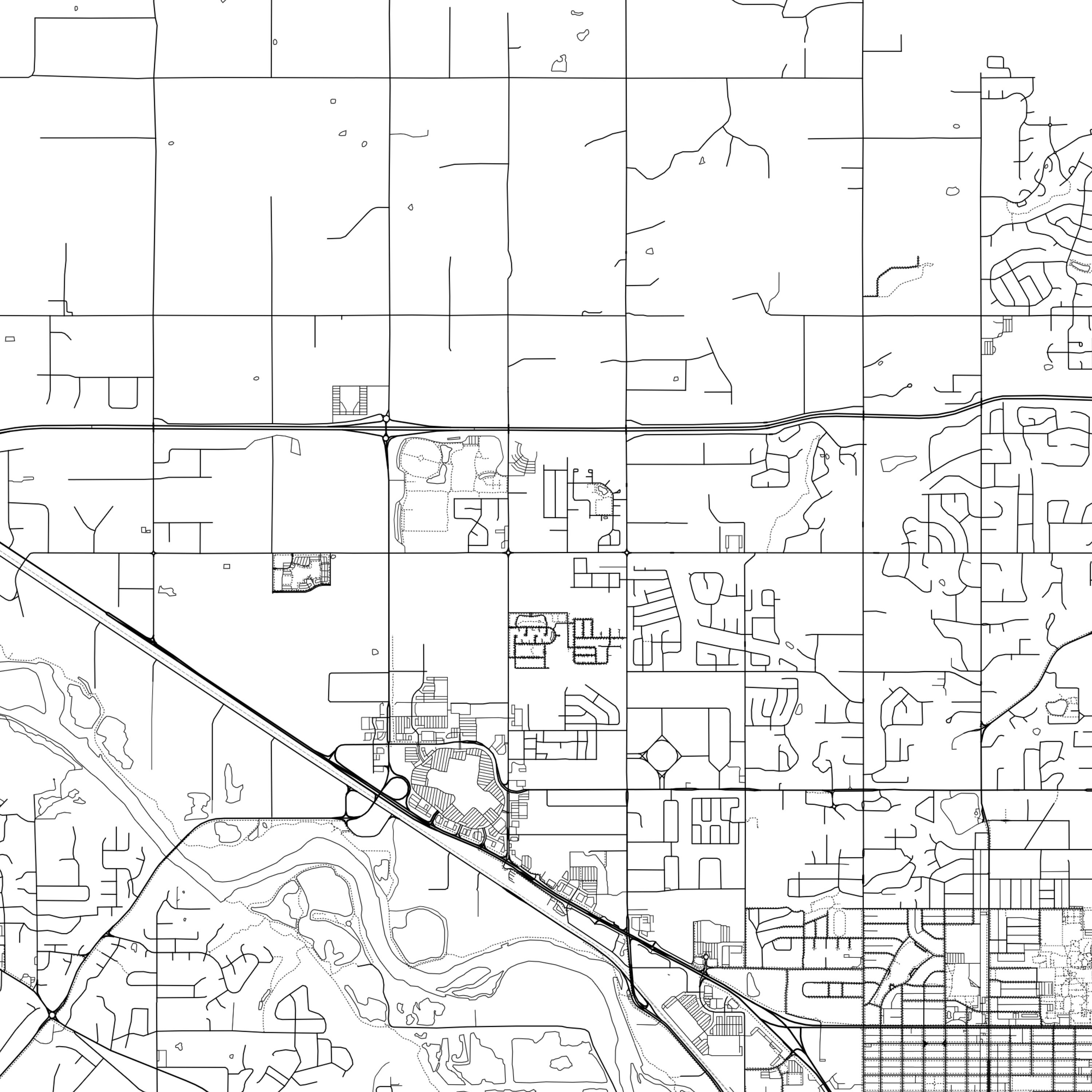 Grand Junction Map Print Grand Junction Map Poster Wall Art Etsy