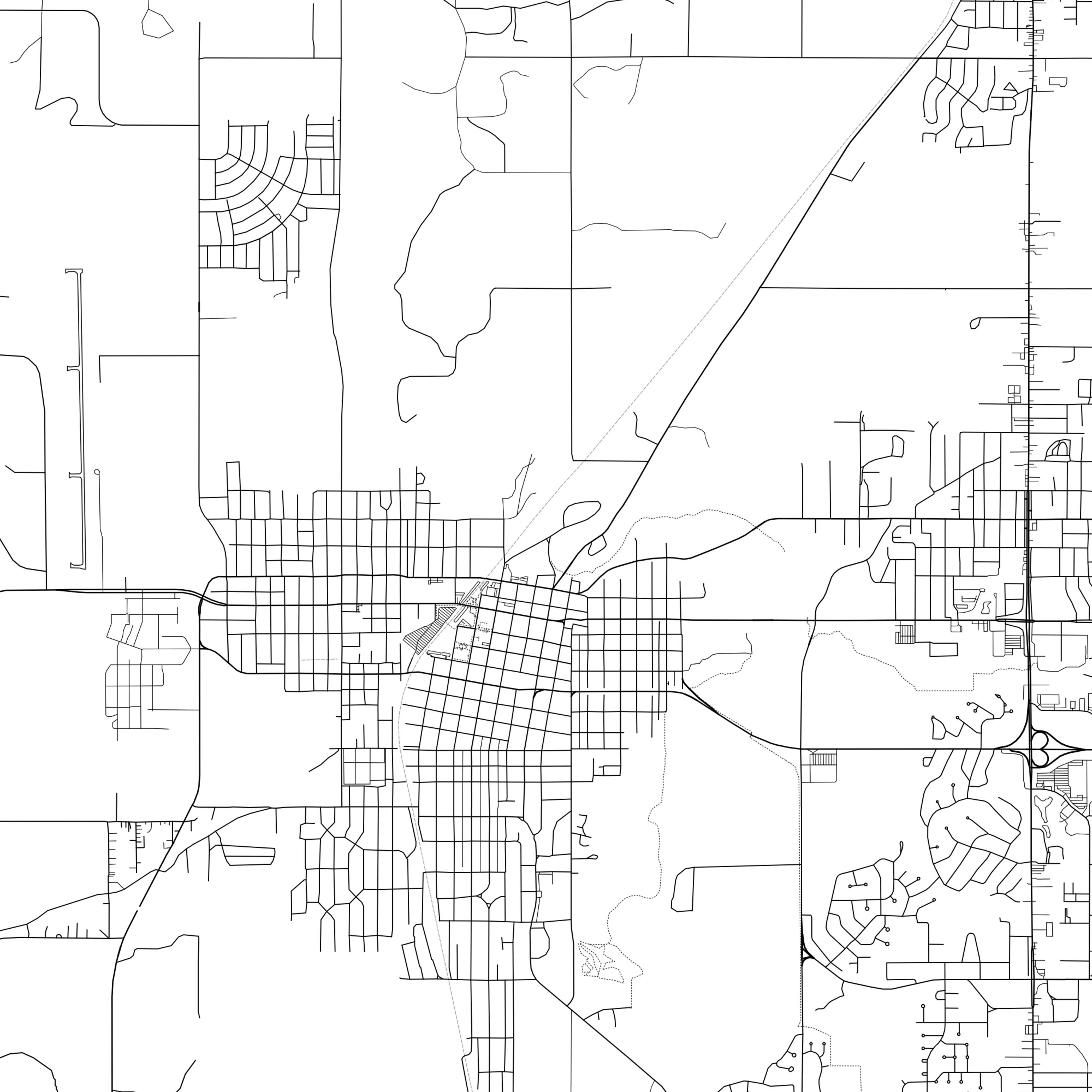Bartlesville Map Print Bartlesville Map Poster Wall Art Ok Etsy