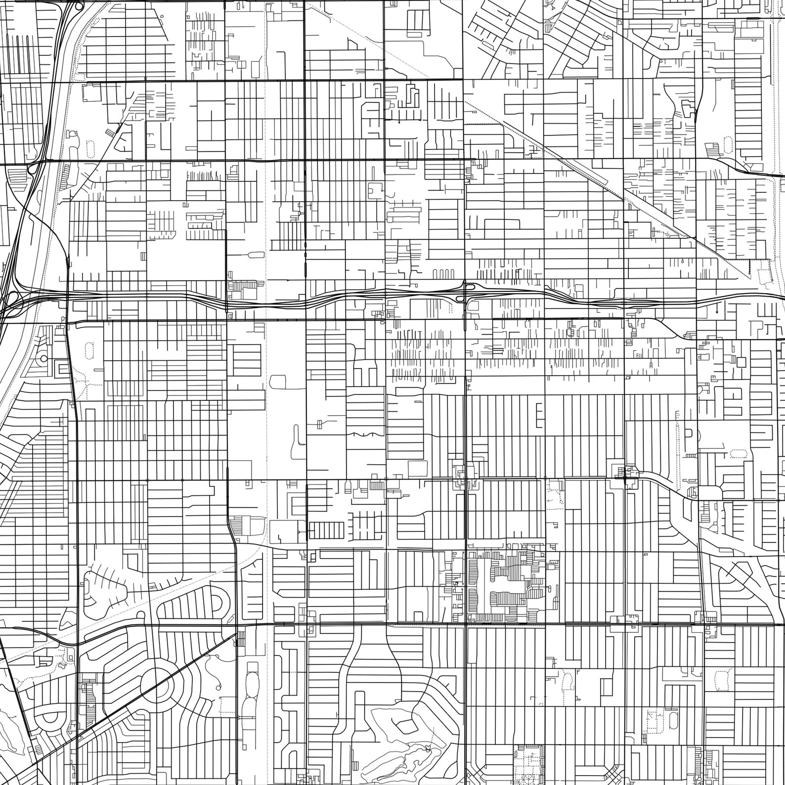 Lakewood Map Print Lakewood Map Poster Wall Art Ca City Map - Etsy