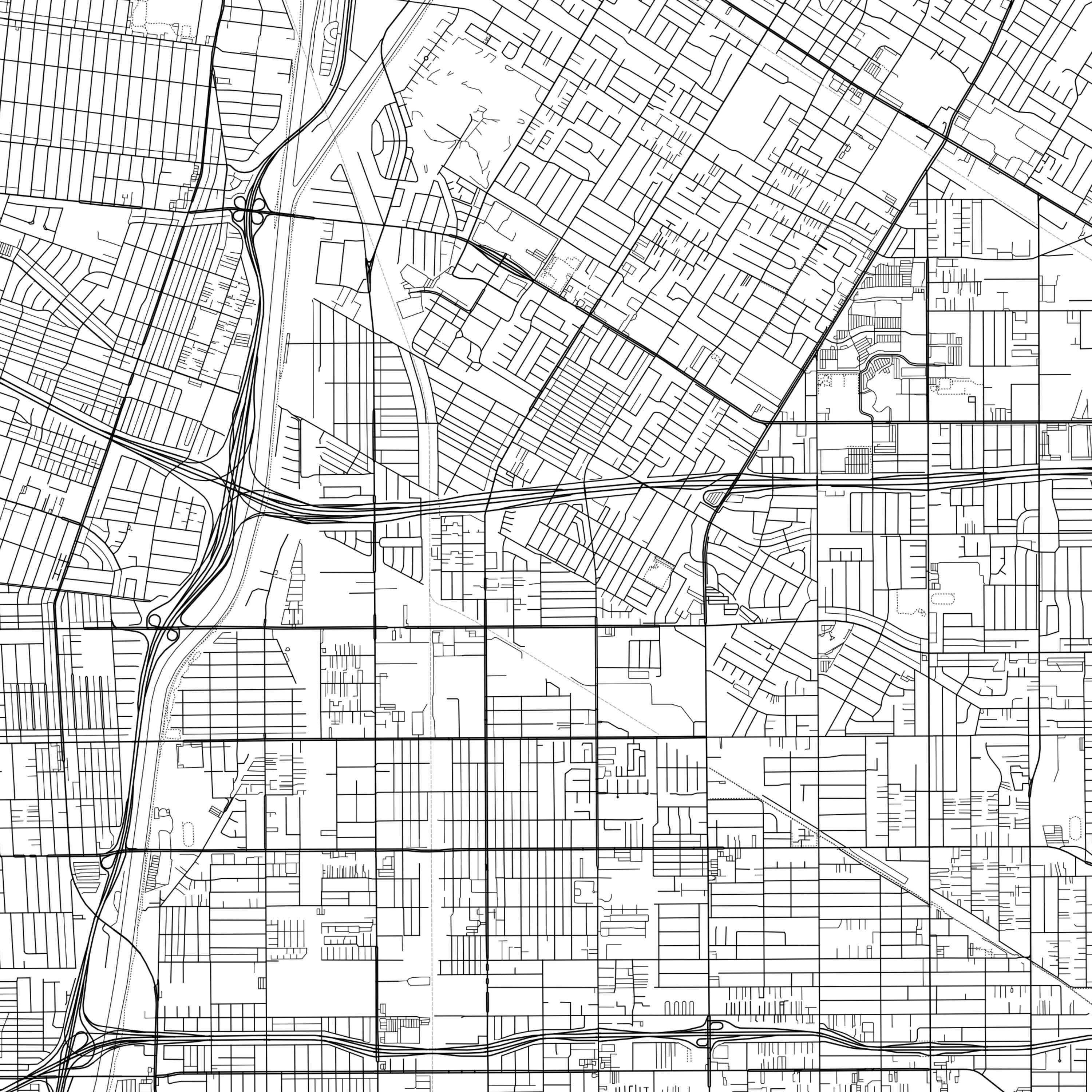 Bellflower Map Print Bellflower Map Poster Wall Art Ca City - Etsy UK