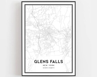 Klamath Falls Map Print, Klamath Falls Map Poster Wall Art, or City Map ...
