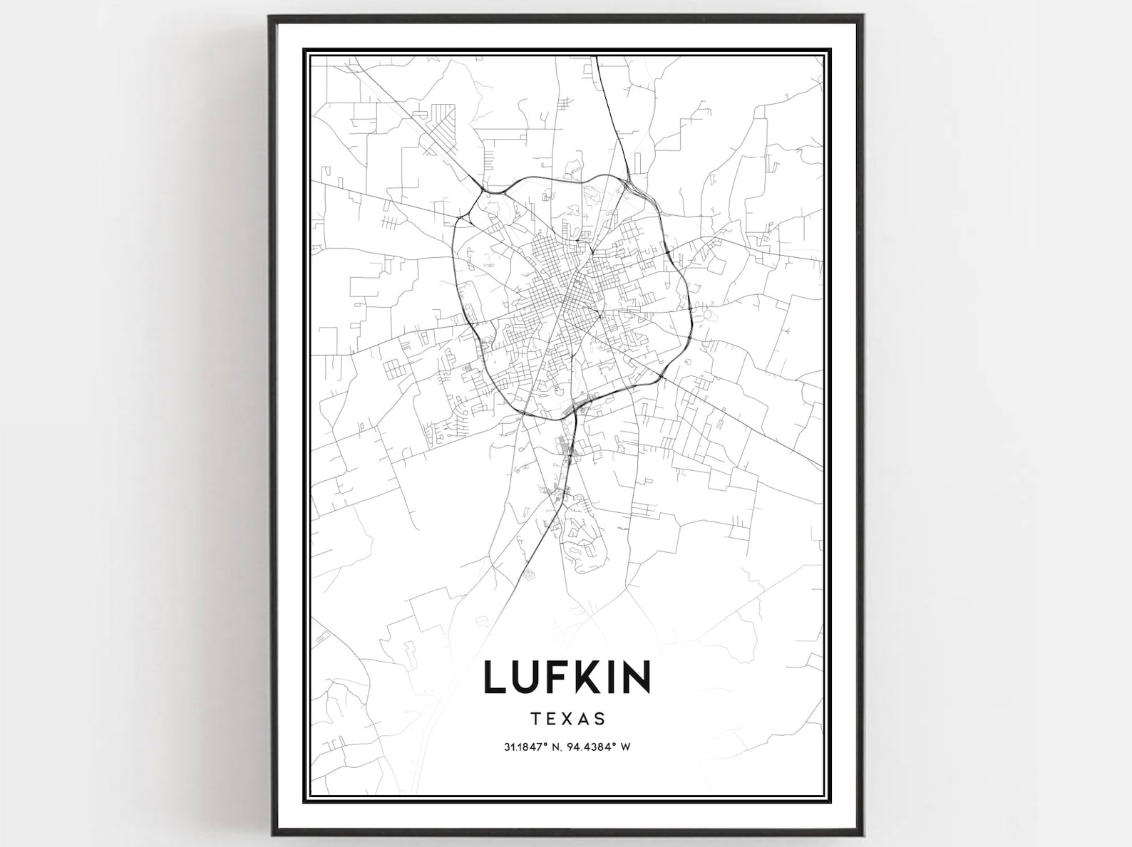 Lufkin Tx Zip Code Map United States Map