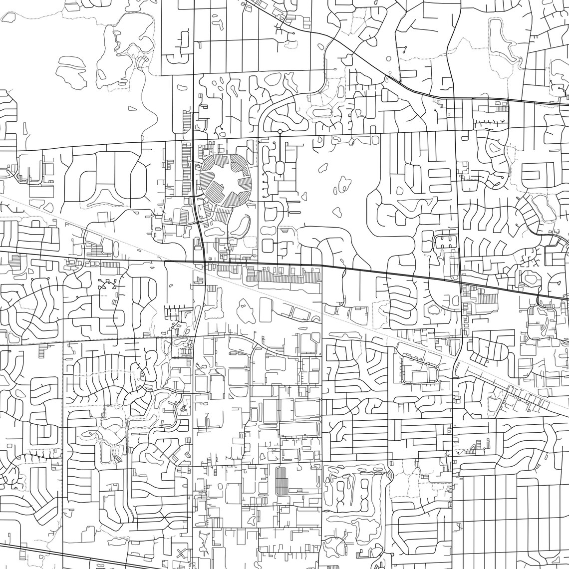 Glendale Heights Map Print Glendale Heights Map Poster Wall - Etsy