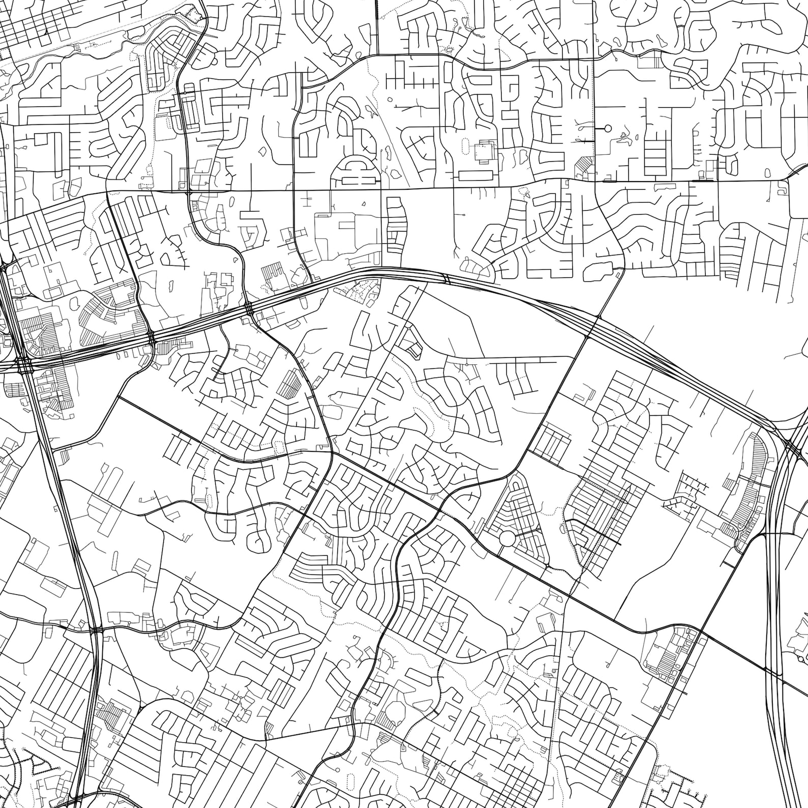 Pflugerville Map Print Pflugerville Map Poster Wall Art Tx - Etsy