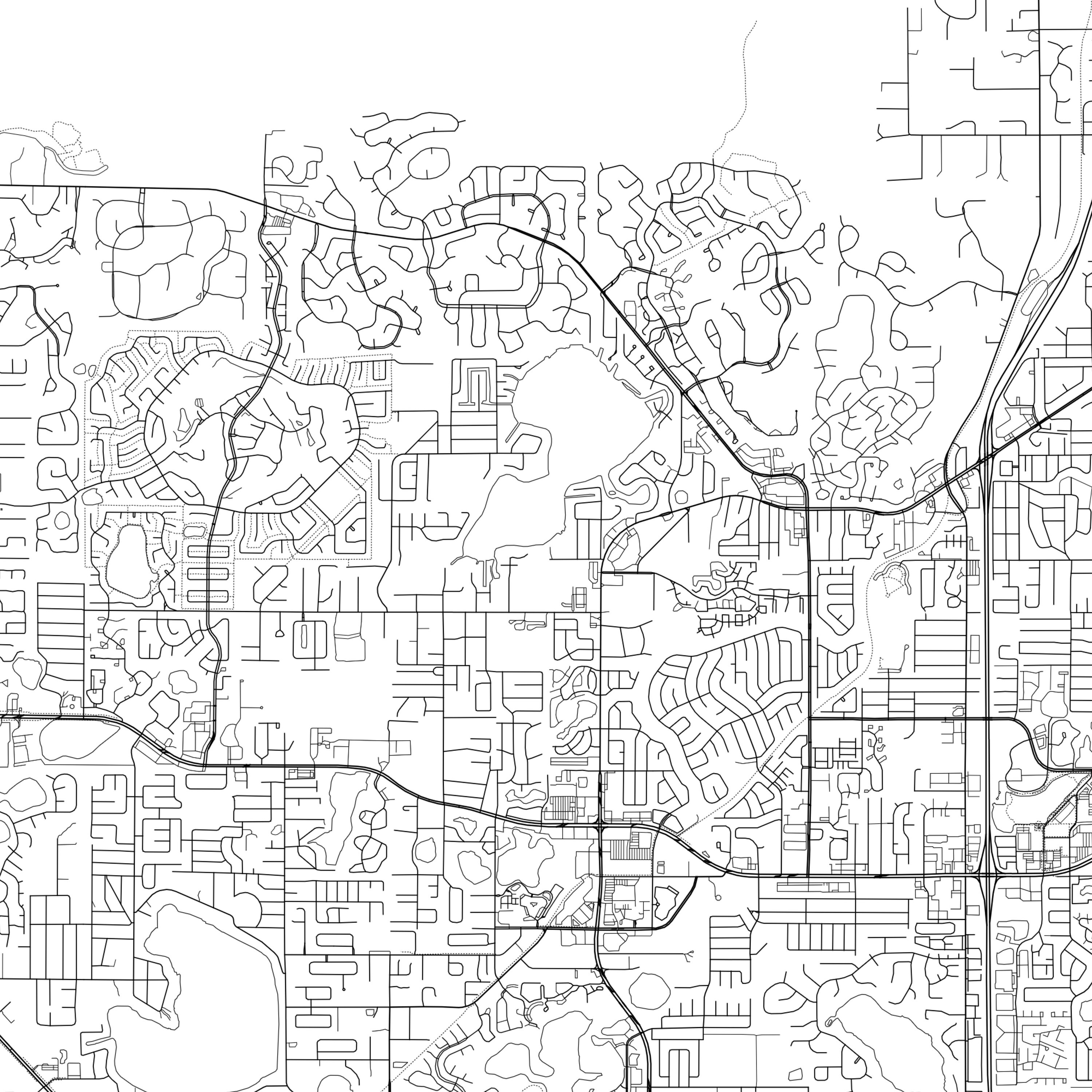 Altamonte Springs Map Print Altamonte Springs Map Poster Wall Etsy