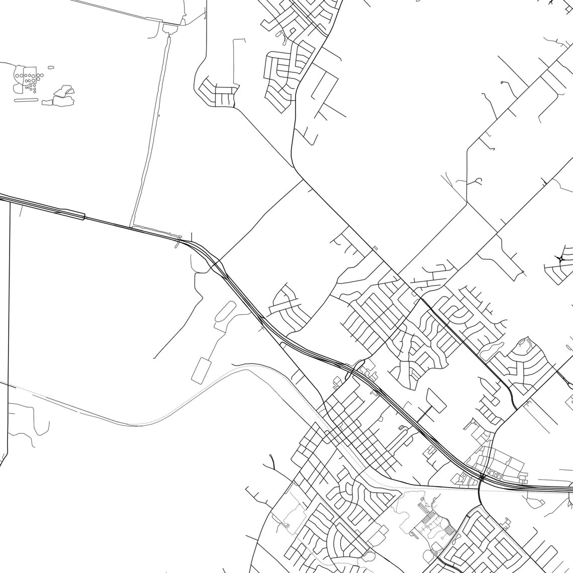 Forney Map Print Forney Map Poster Wall Art Tx City Map Etsy UK