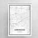 Kirkwood Map Print, Kirkwood Map Poster Wall Art, Mo City Map, Missouri ...