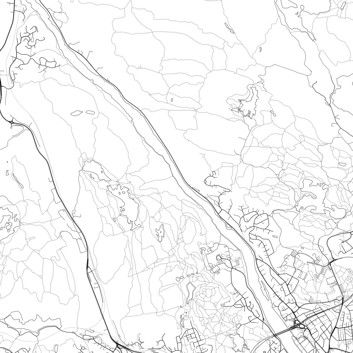 Kristiansand Map Print Kristiansand Map Poster Wall Art Etsy