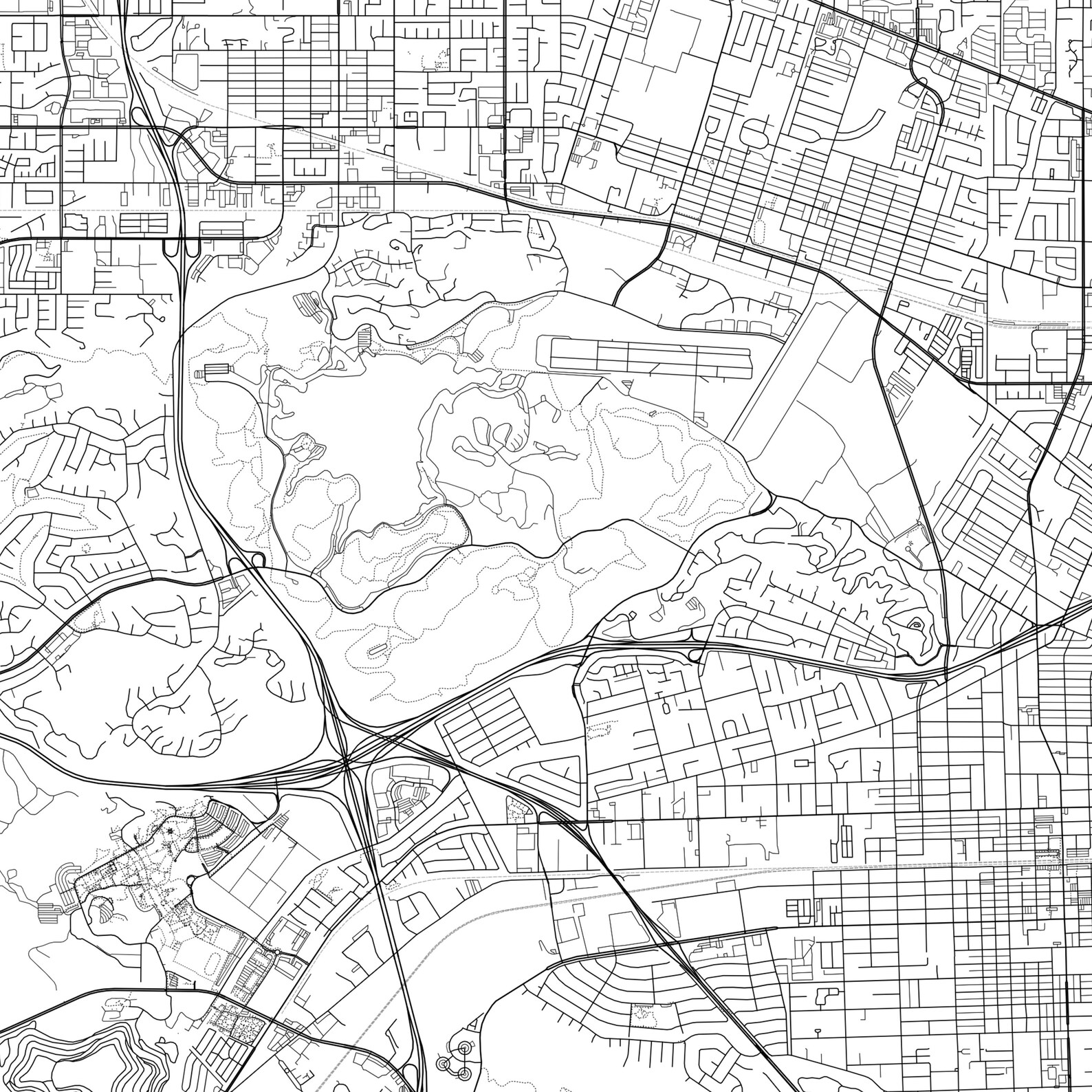 Pomona Map Print Pomona Map Poster Wall Art Ca City Map  Etsy