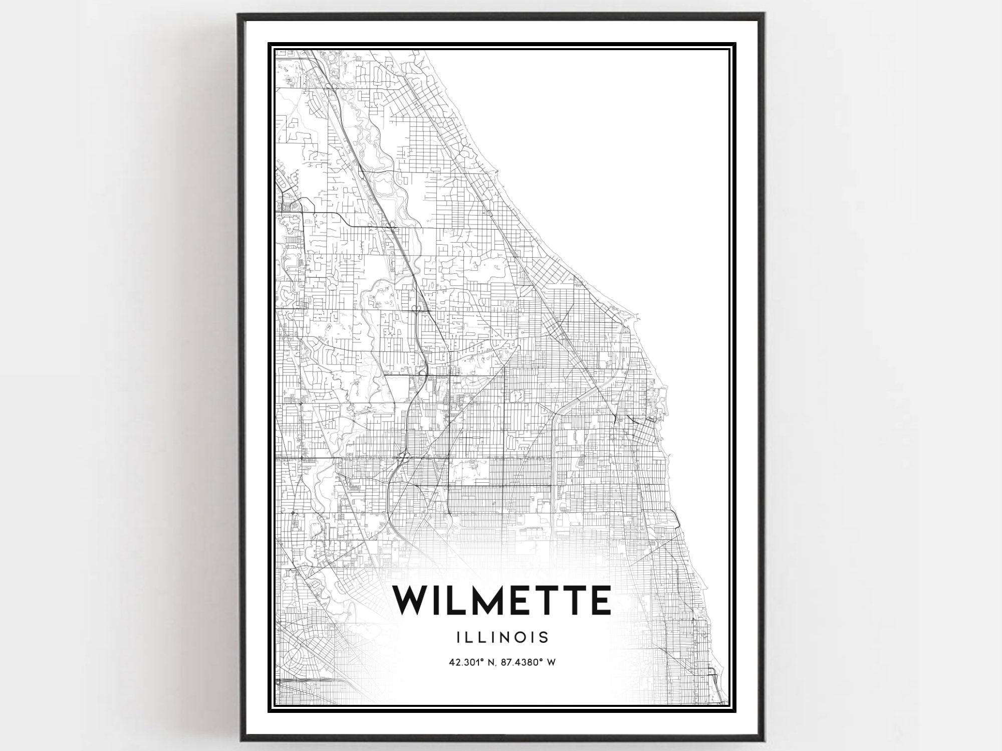 Wilmette Il Map