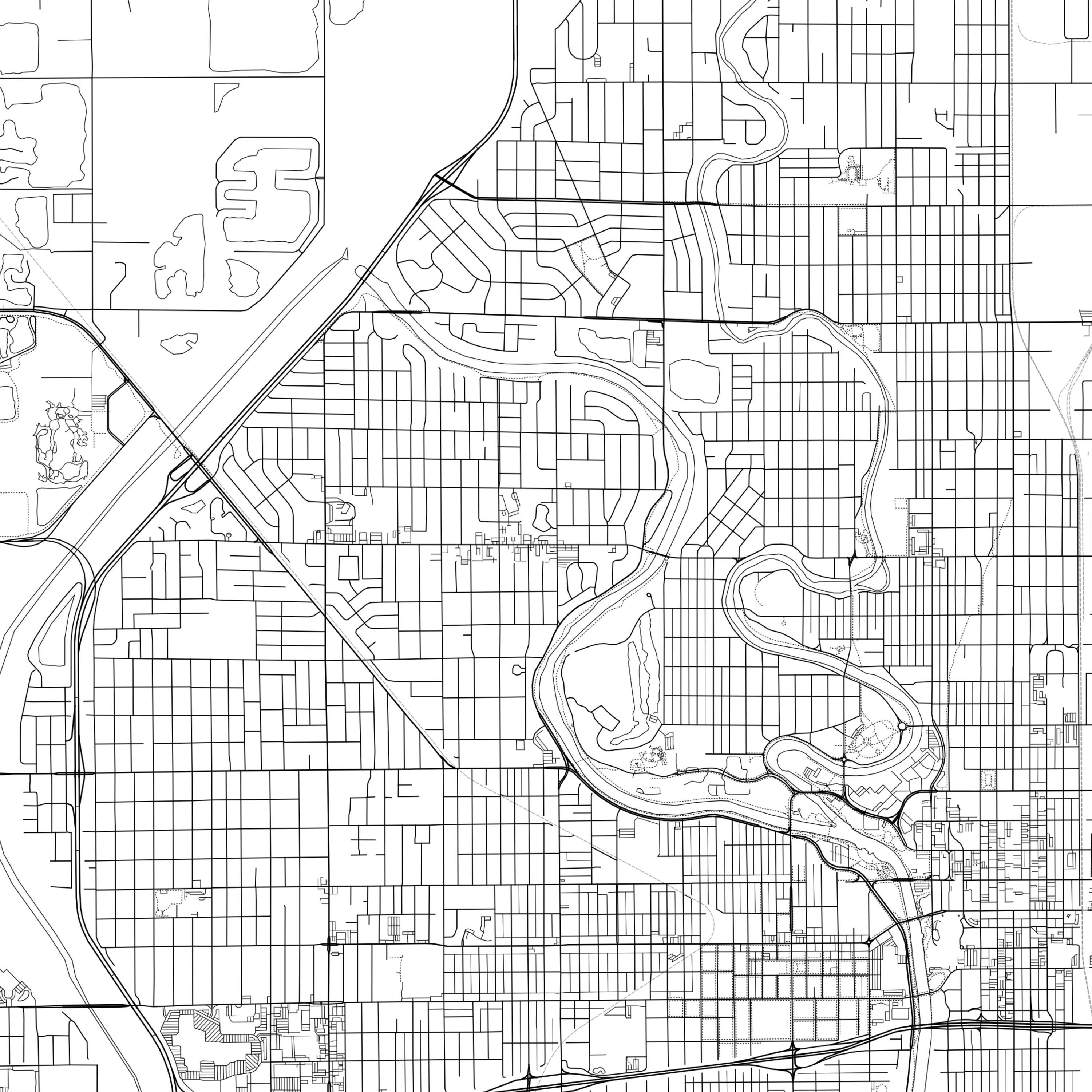 Wichita Map Print Wichita Map Poster Wall Art Ks City Map - Etsy