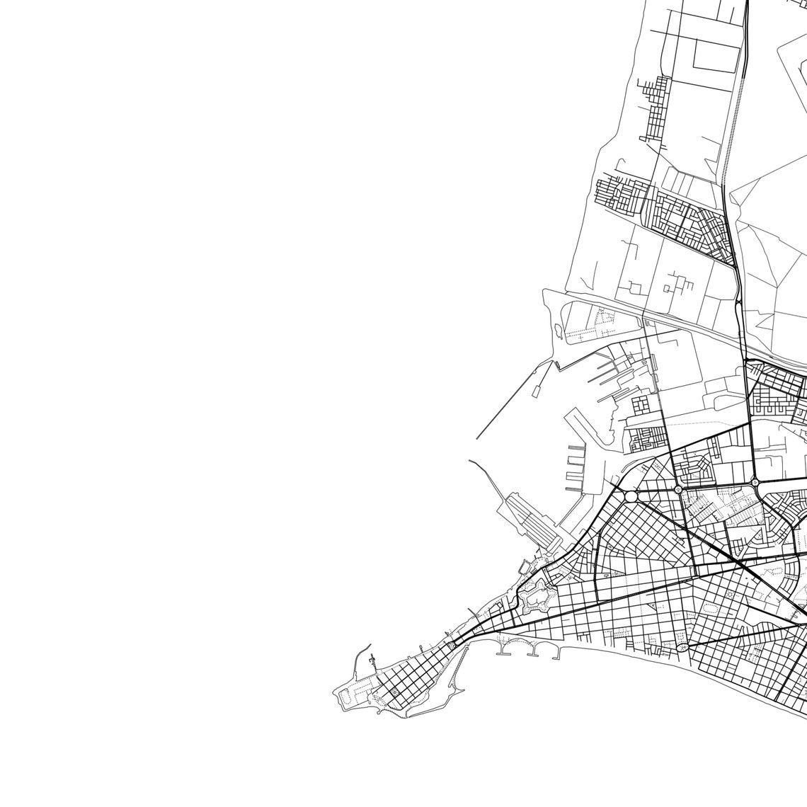 Callao Map Print Callao Map Poster Wall Art Callao City Etsy