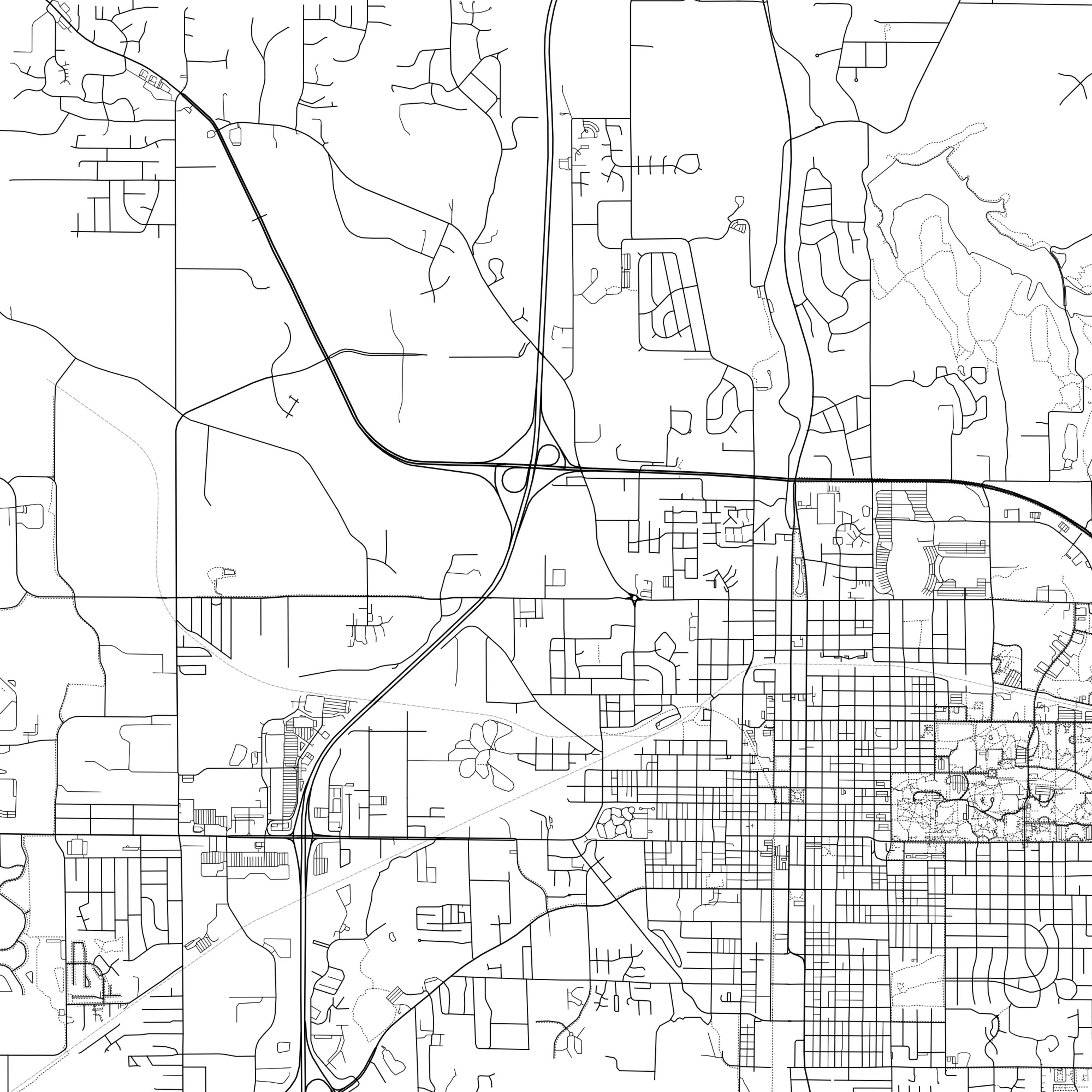 Bloomington Map Print Bloomington Map Poster Wall Art in Etsy