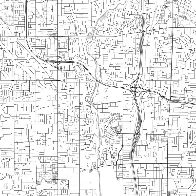 Midvale Map Print Midvale Map Poster Wall Art Ut City Map - Etsy